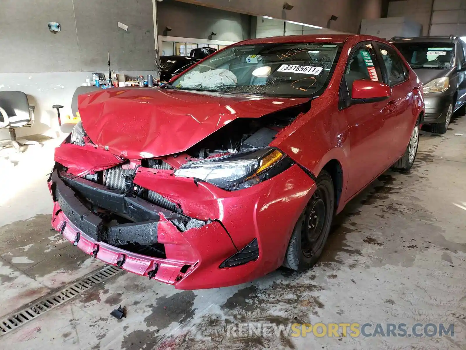 2 Photograph of a damaged car 5YFBURHE5KP885967 TOYOTA COROLLA 2019