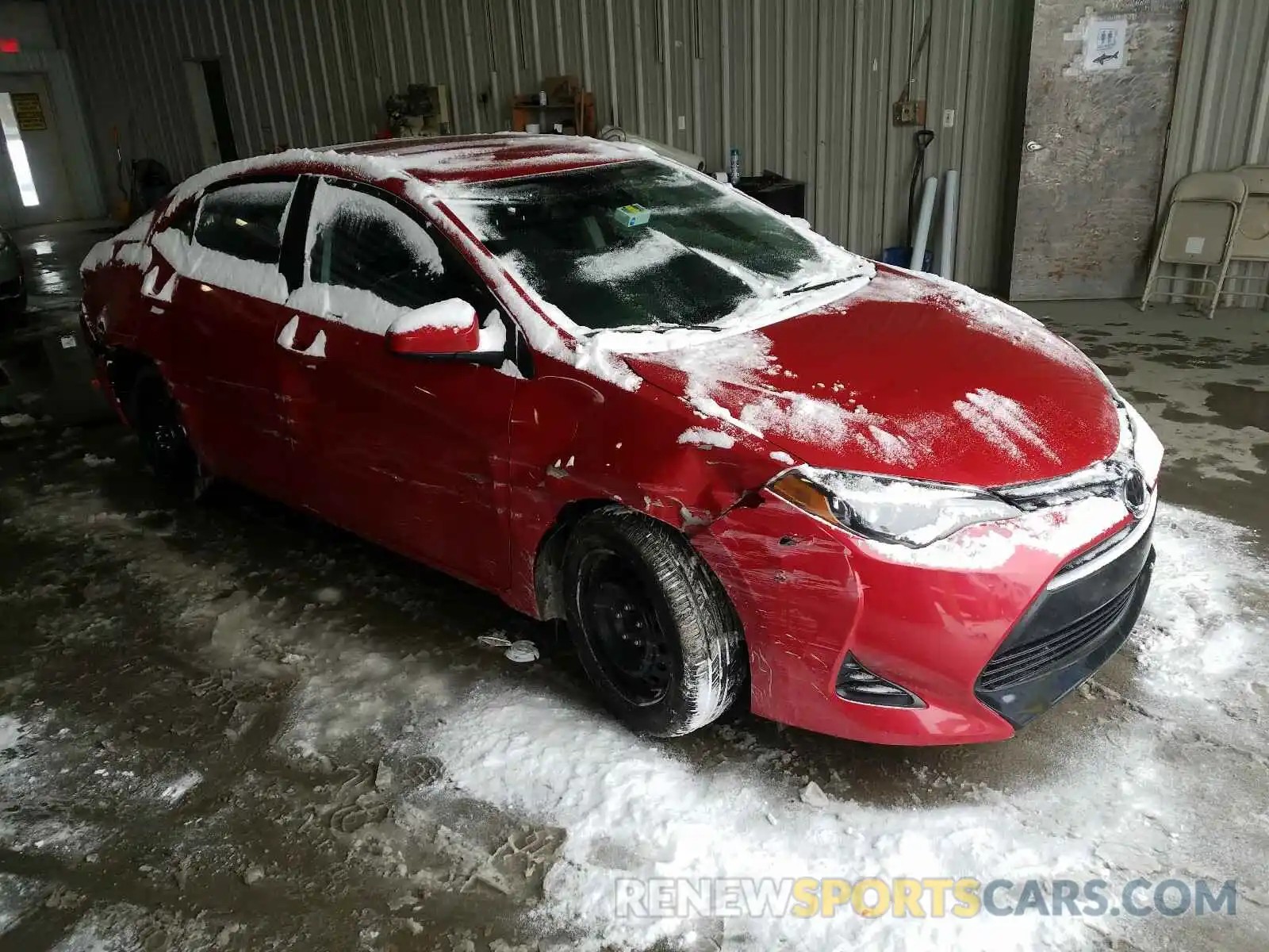 1 Photograph of a damaged car 5YFBURHE5KP886004 TOYOTA COROLLA 2019