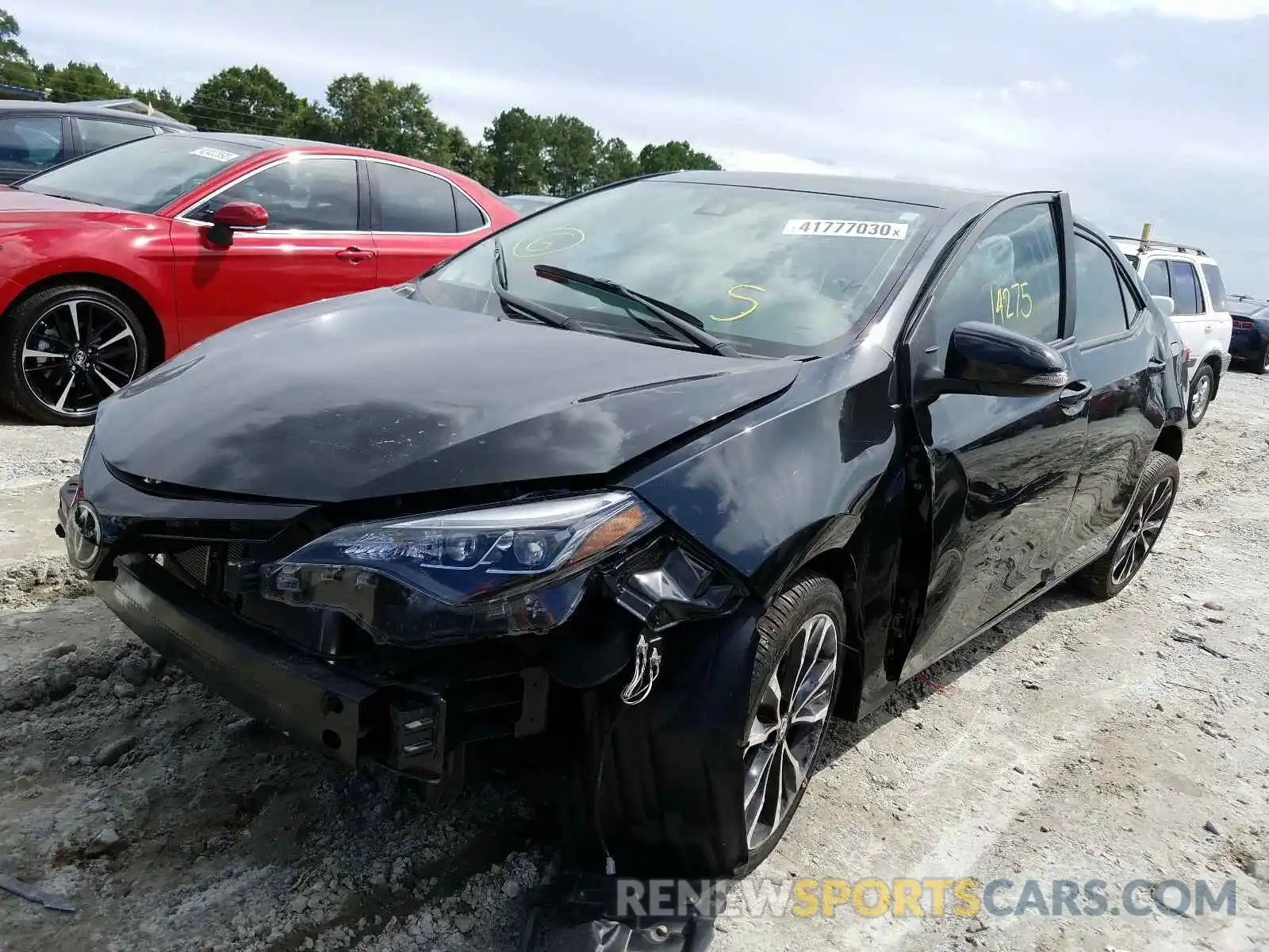 2 Photograph of a damaged car 5YFBURHE5KP886164 TOYOTA COROLLA 2019