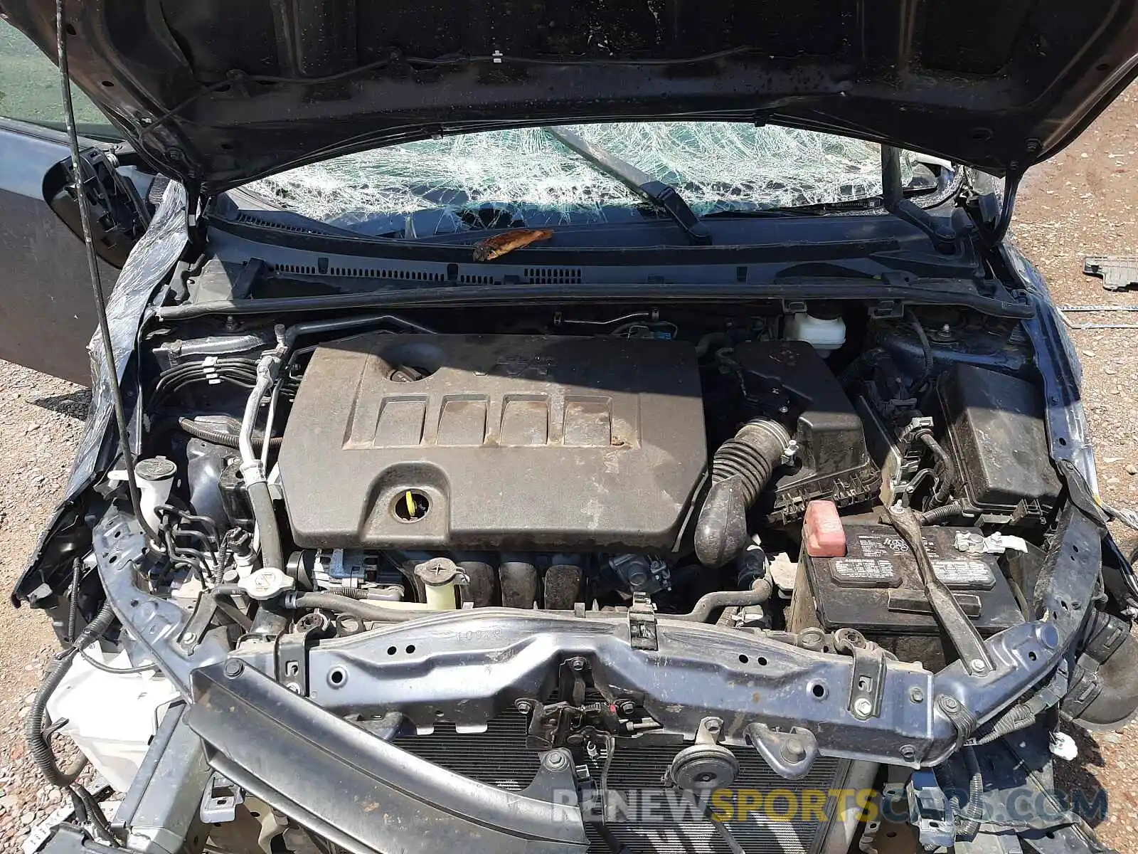 7 Photograph of a damaged car 5YFBURHE5KP886245 TOYOTA COROLLA 2019