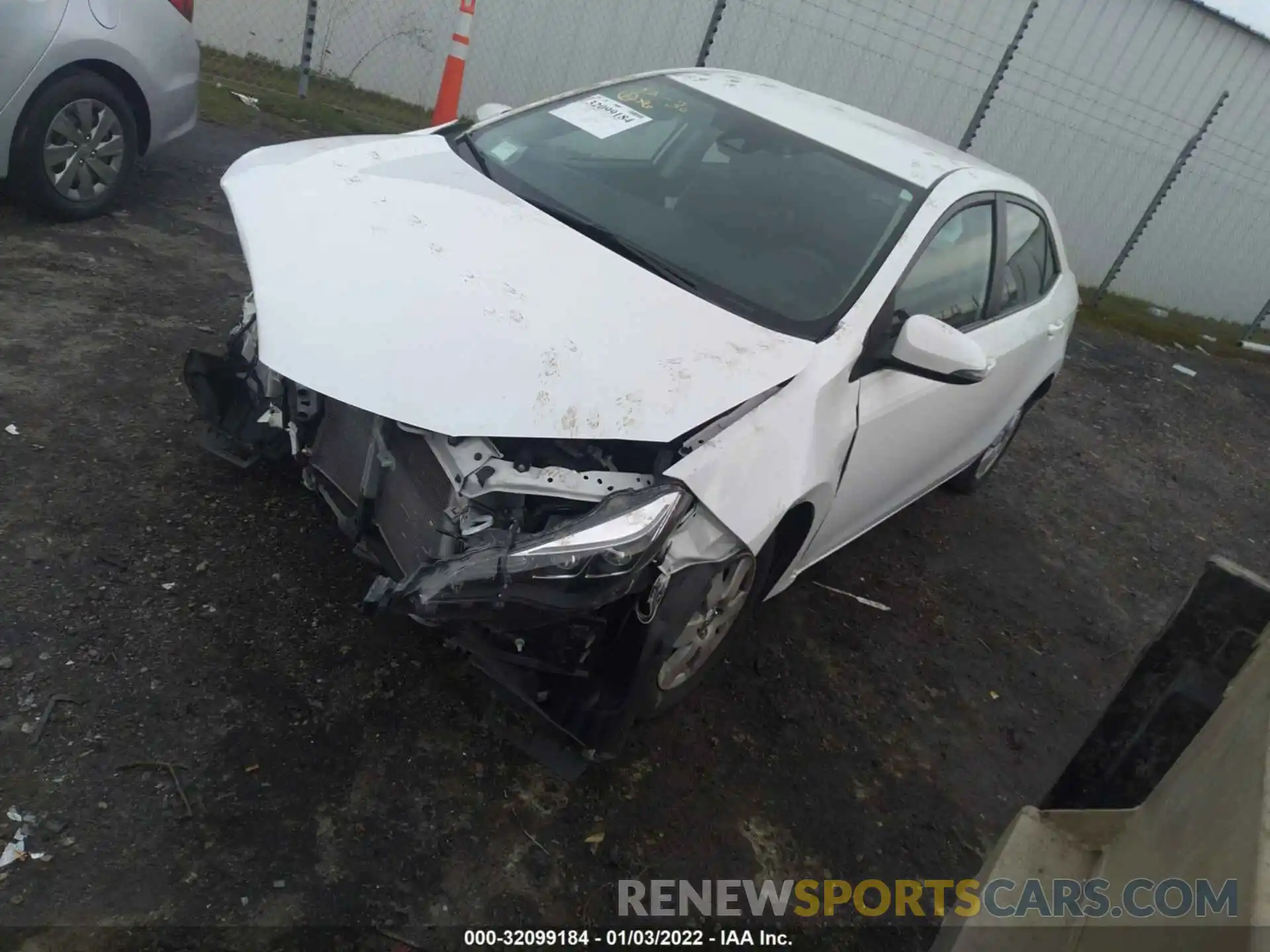 2 Photograph of a damaged car 5YFBURHE5KP886259 TOYOTA COROLLA 2019