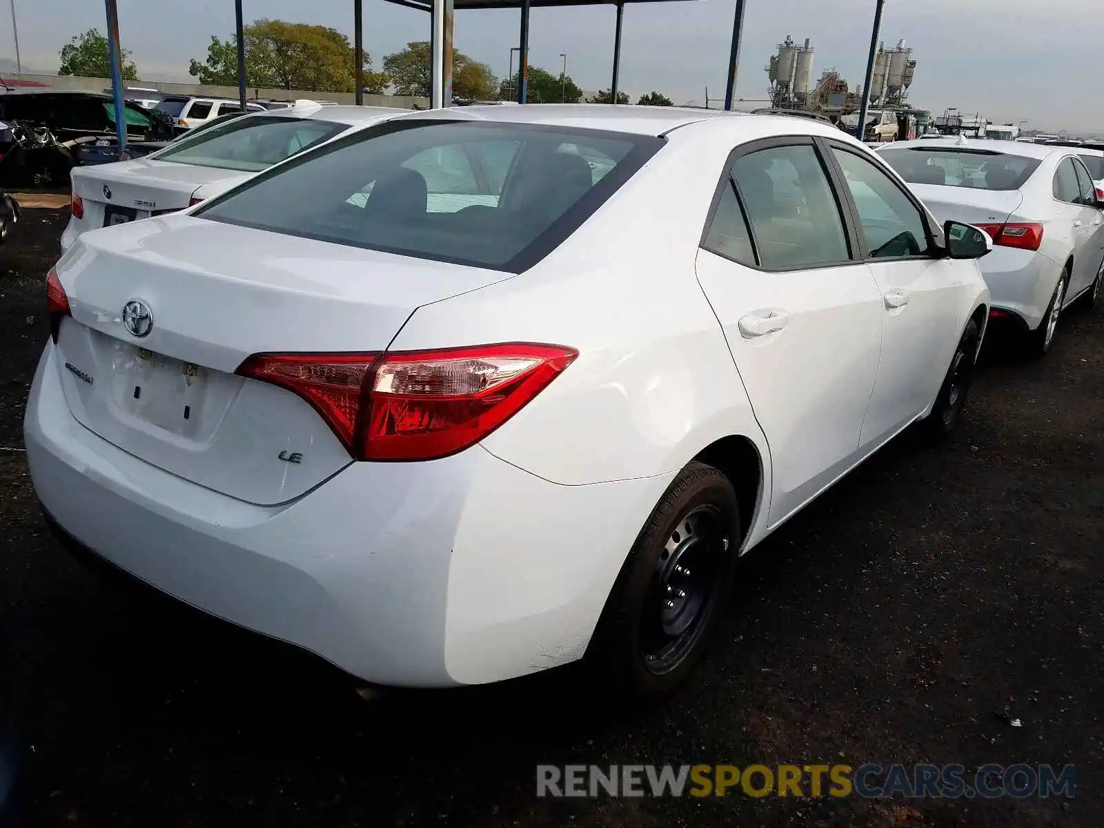 4 Photograph of a damaged car 5YFBURHE5KP886777 TOYOTA COROLLA 2019