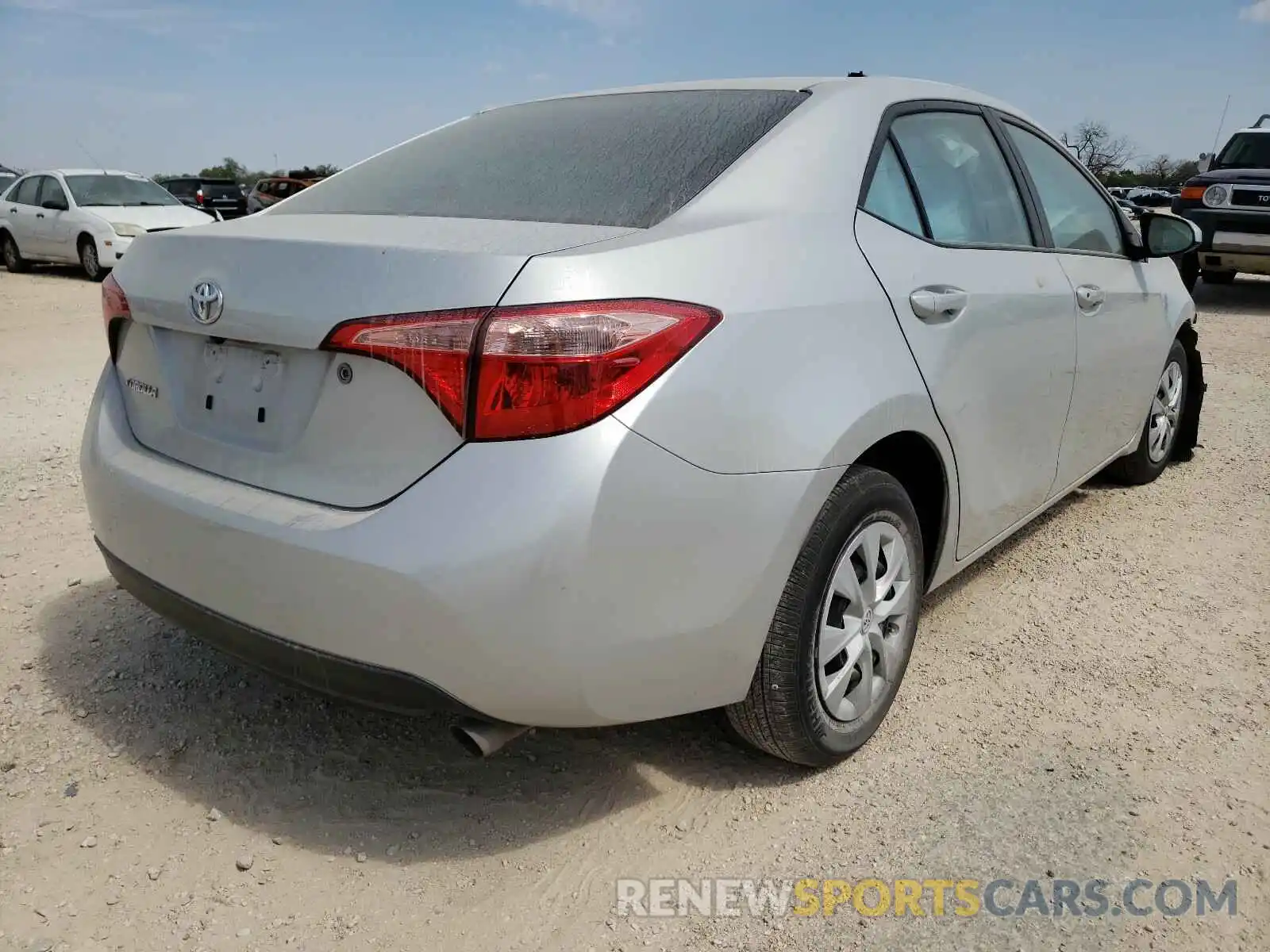 4 Photograph of a damaged car 5YFBURHE5KP886861 TOYOTA COROLLA 2019