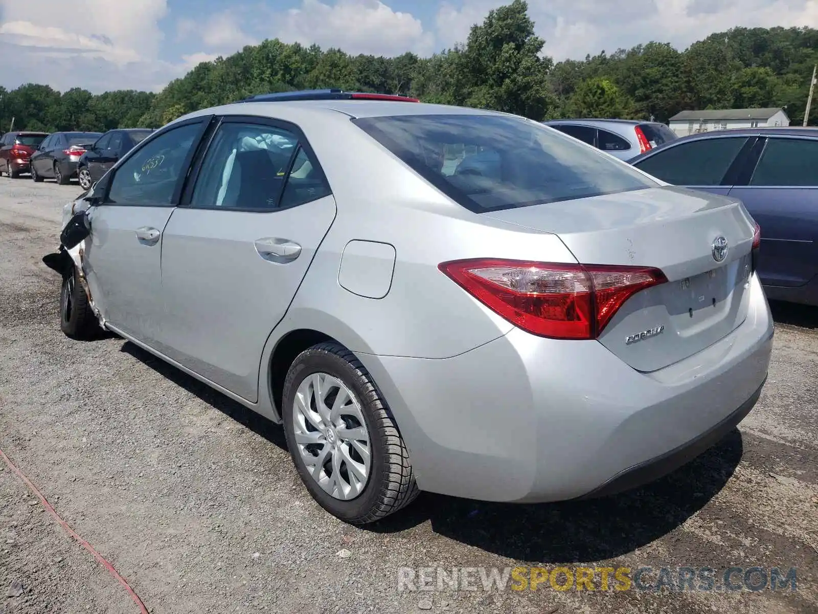 3 Photograph of a damaged car 5YFBURHE5KP887122 TOYOTA COROLLA 2019