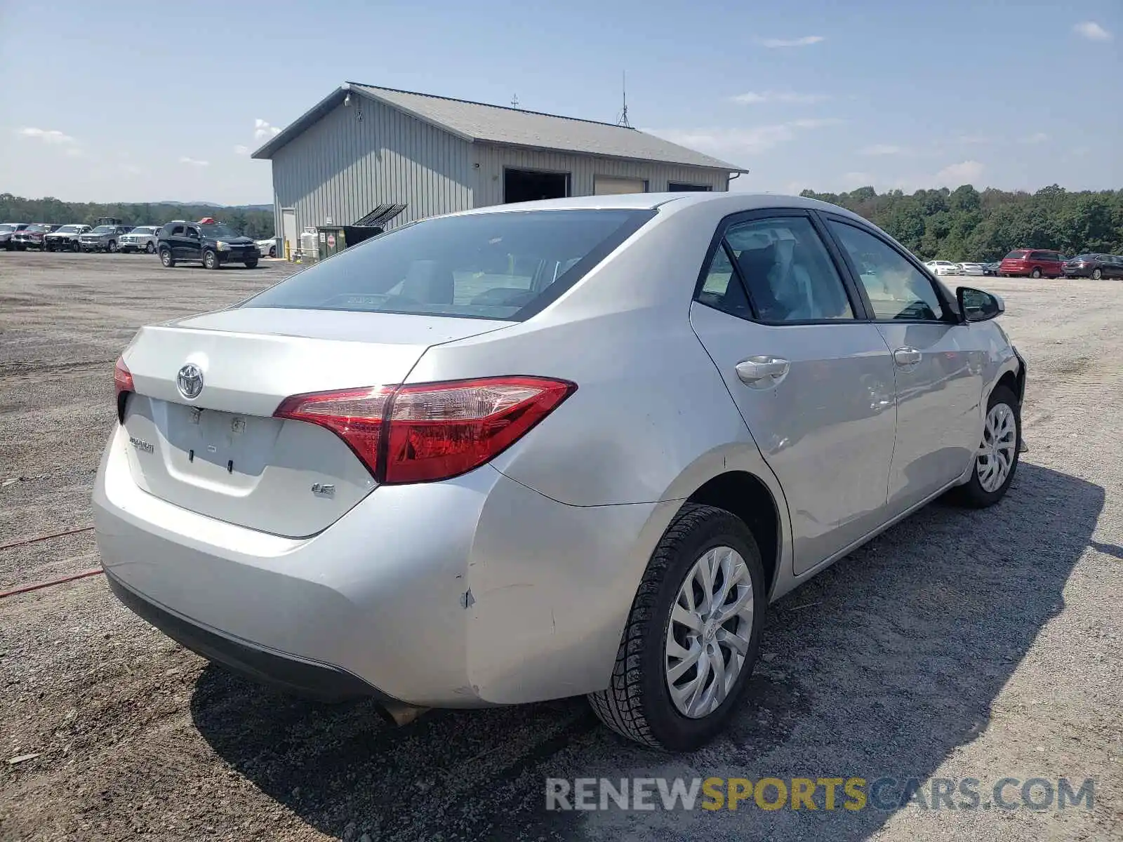 4 Photograph of a damaged car 5YFBURHE5KP887122 TOYOTA COROLLA 2019