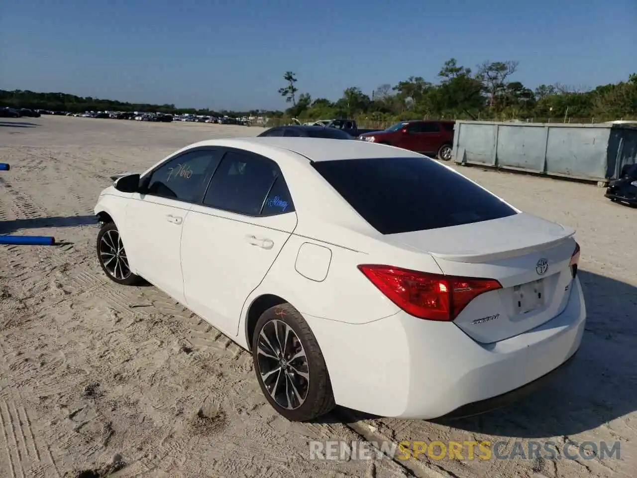 3 Photograph of a damaged car 5YFBURHE5KP887217 TOYOTA COROLLA 2019