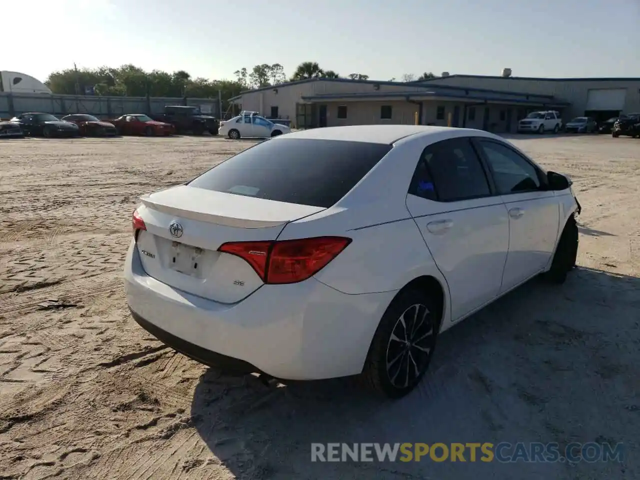 4 Photograph of a damaged car 5YFBURHE5KP887217 TOYOTA COROLLA 2019