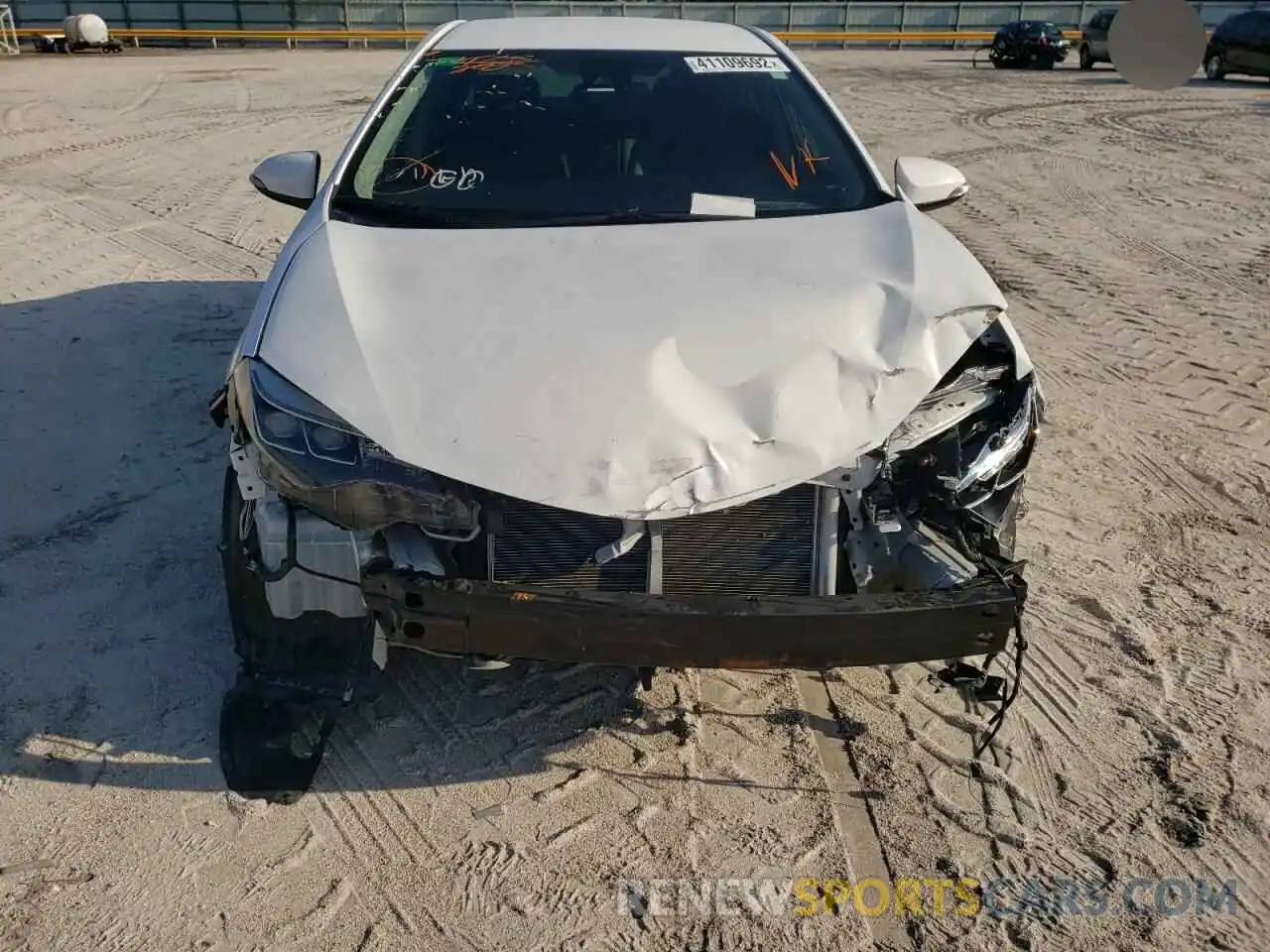 9 Photograph of a damaged car 5YFBURHE5KP887217 TOYOTA COROLLA 2019