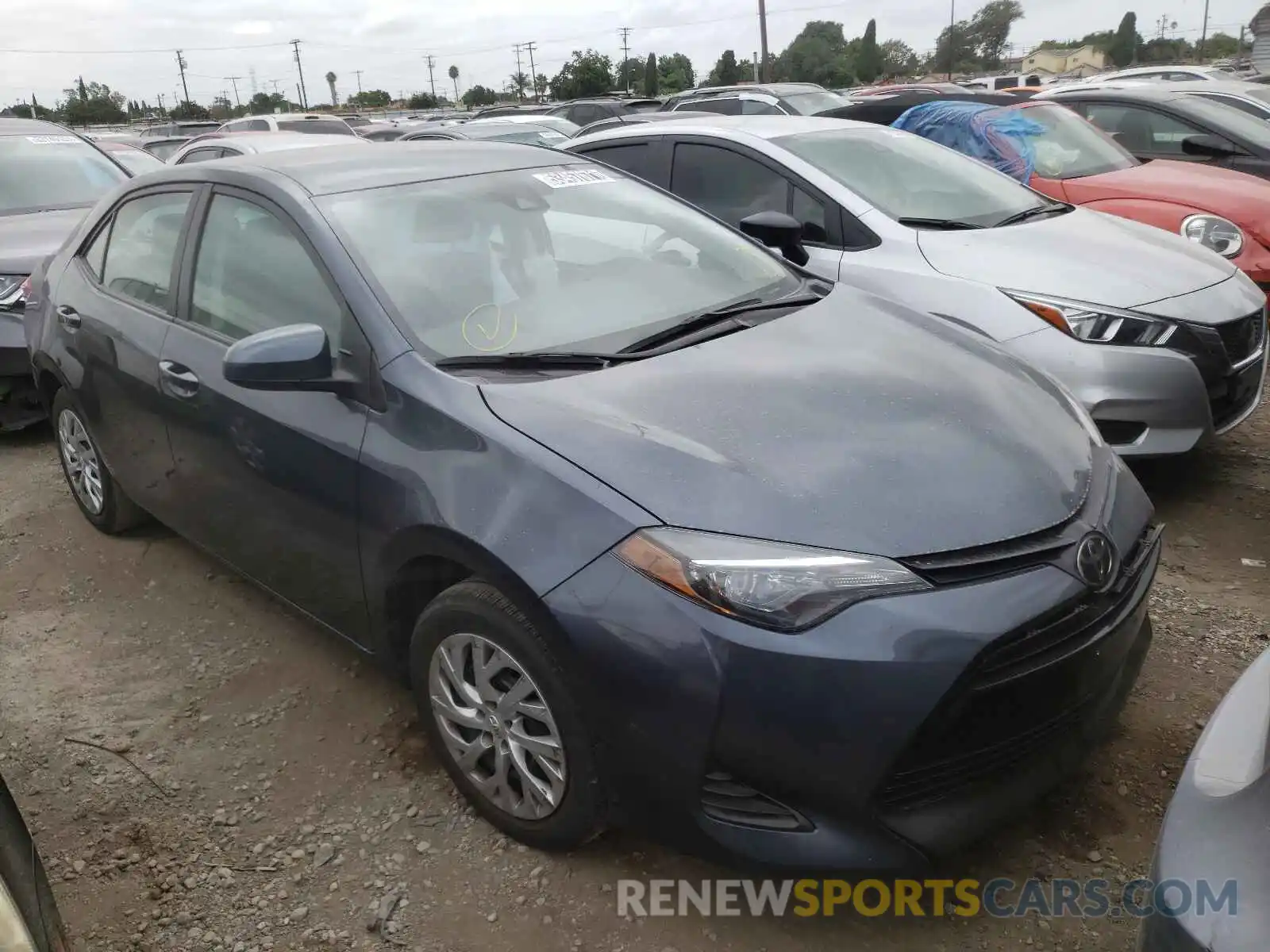 1 Photograph of a damaged car 5YFBURHE5KP887380 TOYOTA COROLLA 2019