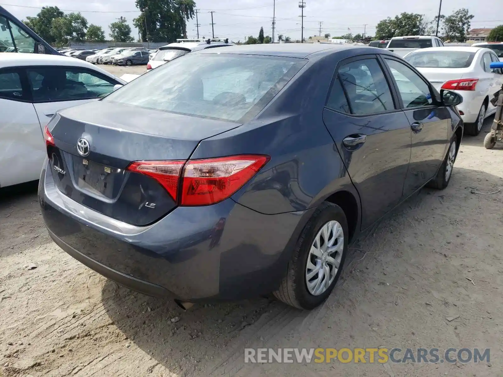 4 Photograph of a damaged car 5YFBURHE5KP887380 TOYOTA COROLLA 2019