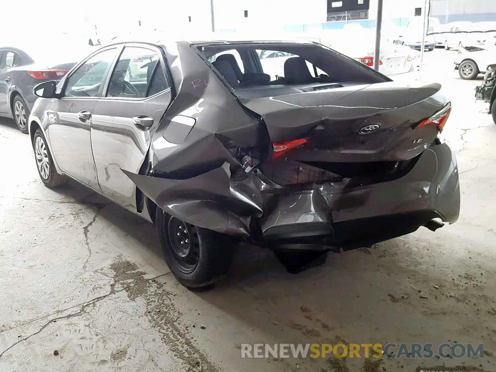 3 Photograph of a damaged car 5YFBURHE5KP887718 TOYOTA COROLLA 2019