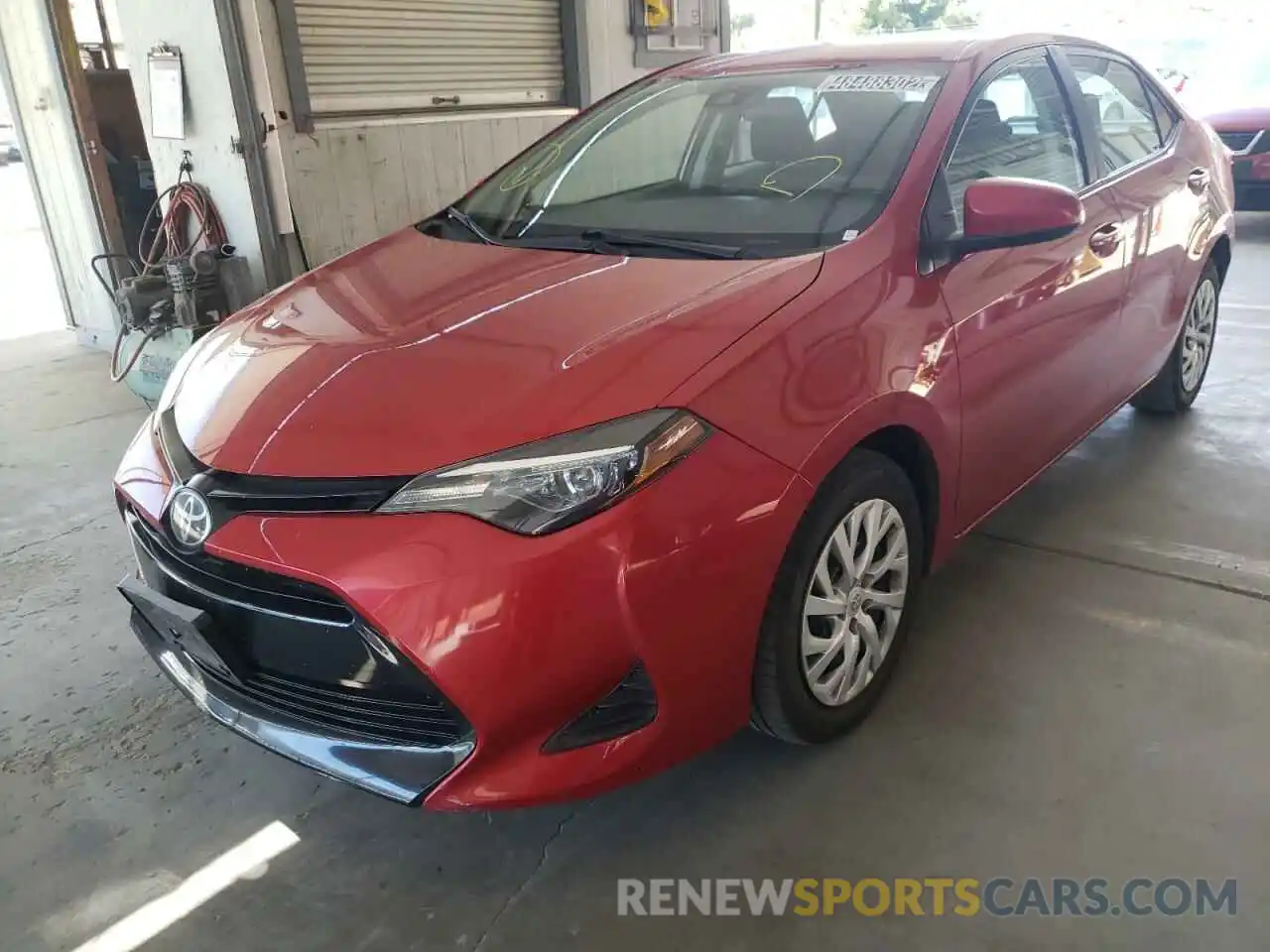 2 Photograph of a damaged car 5YFBURHE5KP888061 TOYOTA COROLLA 2019