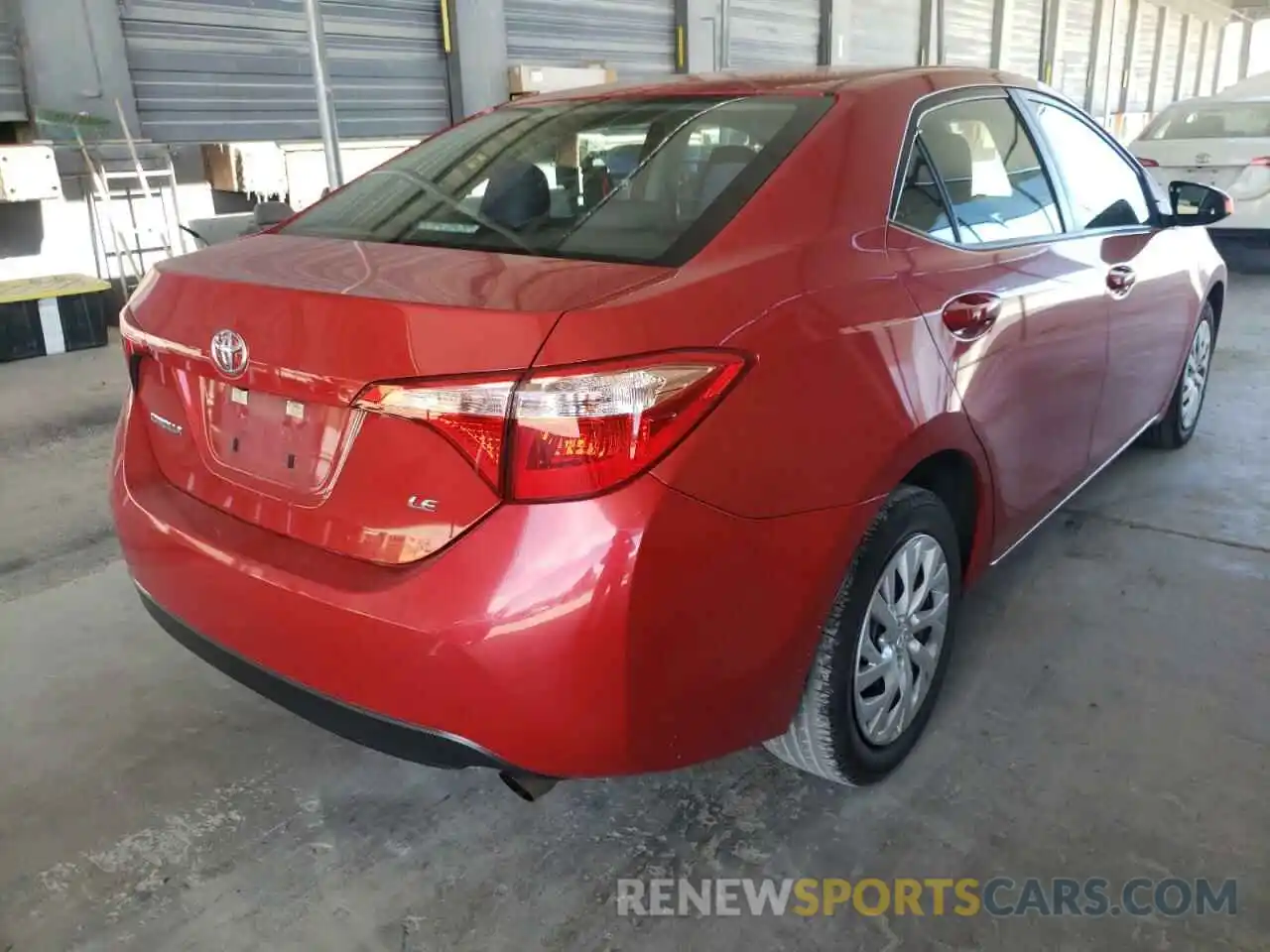 4 Photograph of a damaged car 5YFBURHE5KP888061 TOYOTA COROLLA 2019