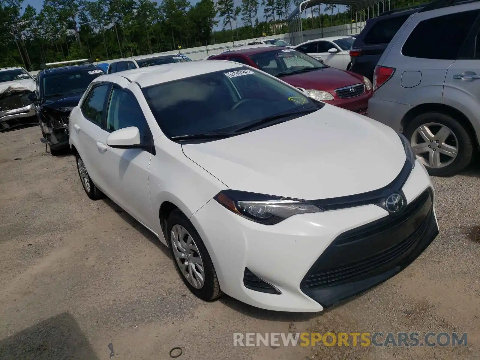 1 Photograph of a damaged car 5YFBURHE5KP888299 TOYOTA COROLLA 2019