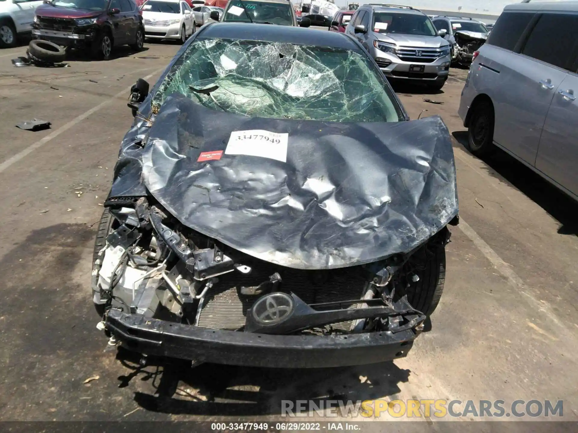 6 Photograph of a damaged car 5YFBURHE5KP888822 TOYOTA COROLLA 2019