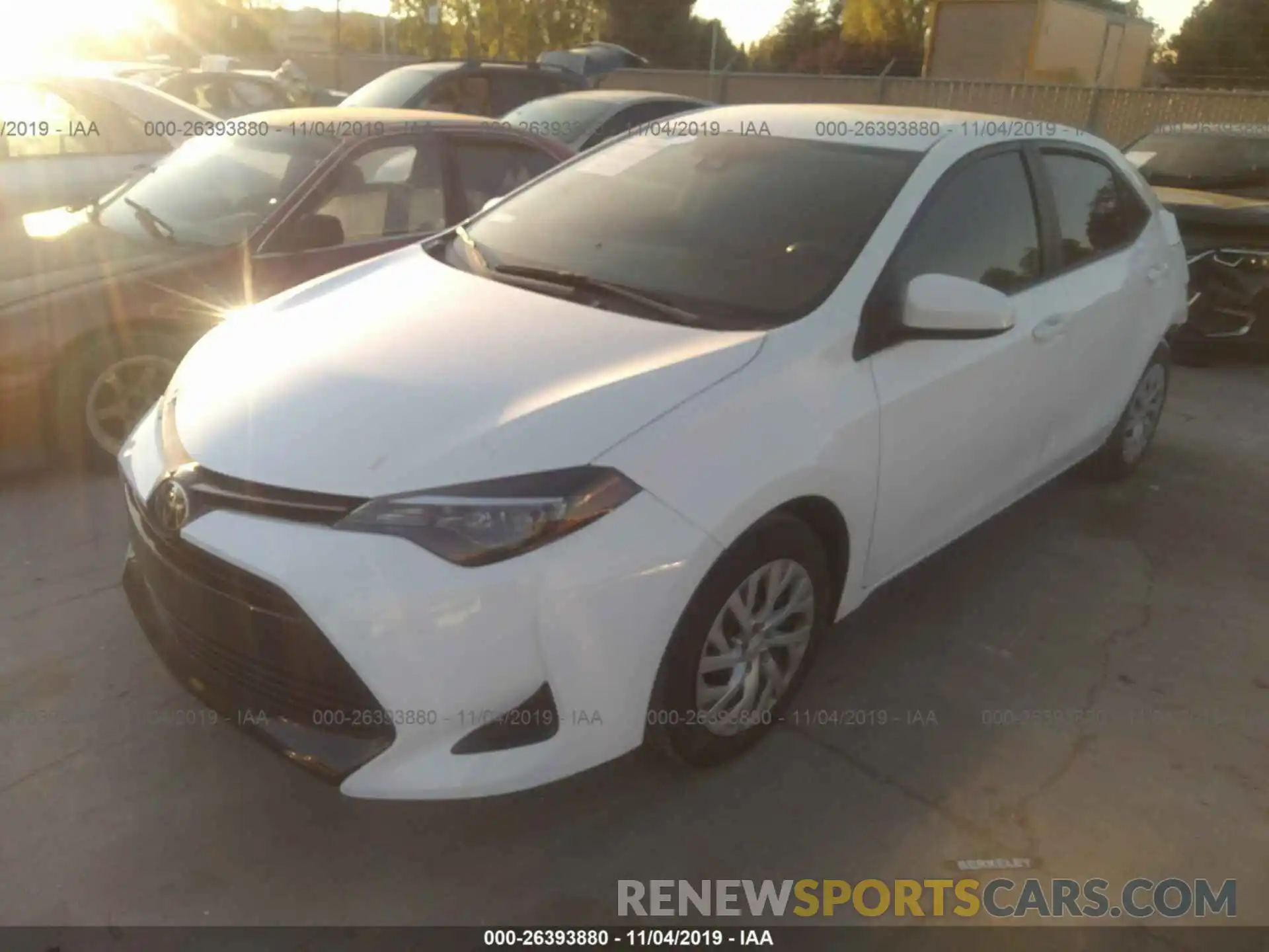 2 Photograph of a damaged car 5YFBURHE5KP889484 TOYOTA COROLLA 2019