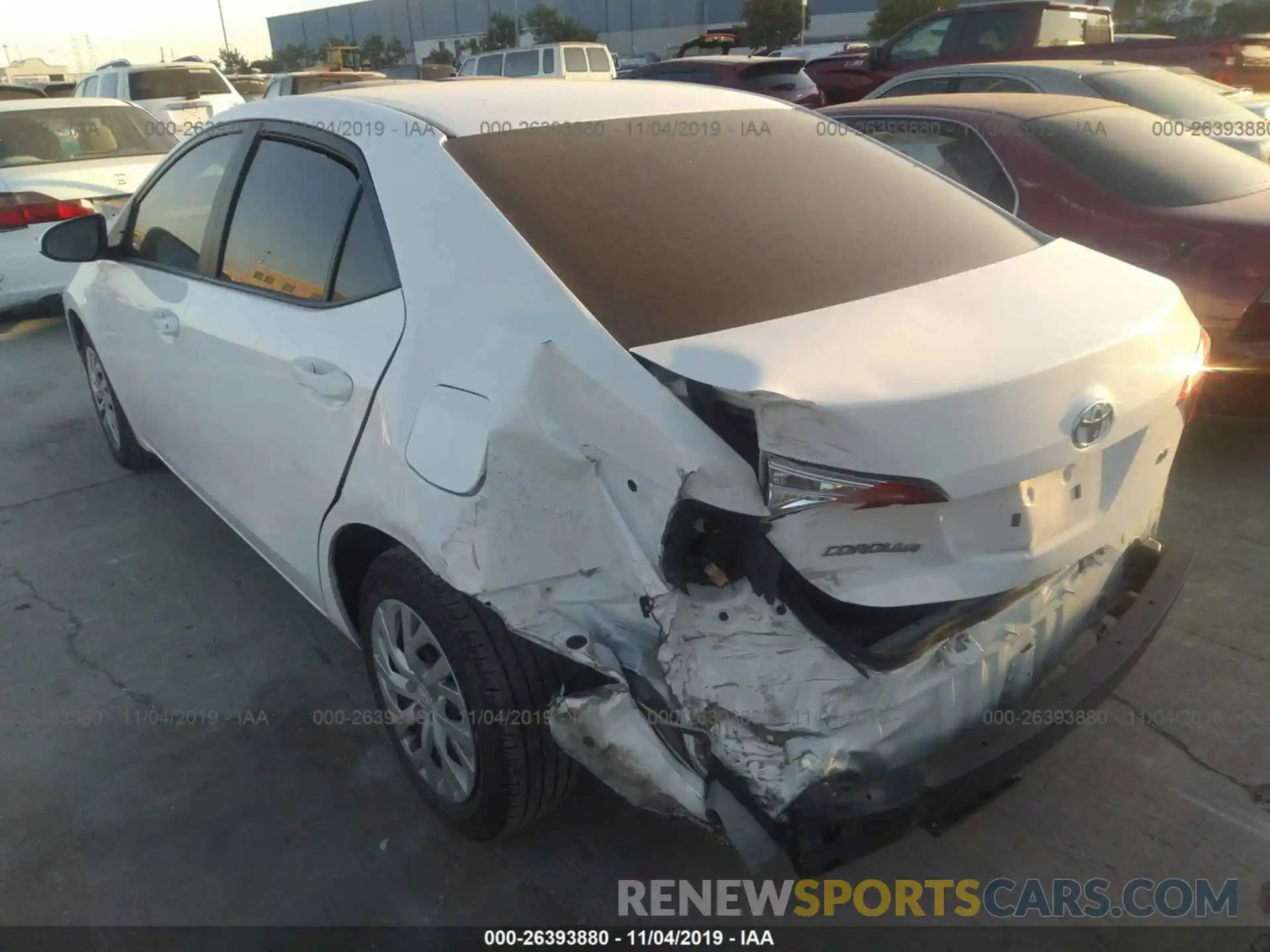 3 Photograph of a damaged car 5YFBURHE5KP889484 TOYOTA COROLLA 2019