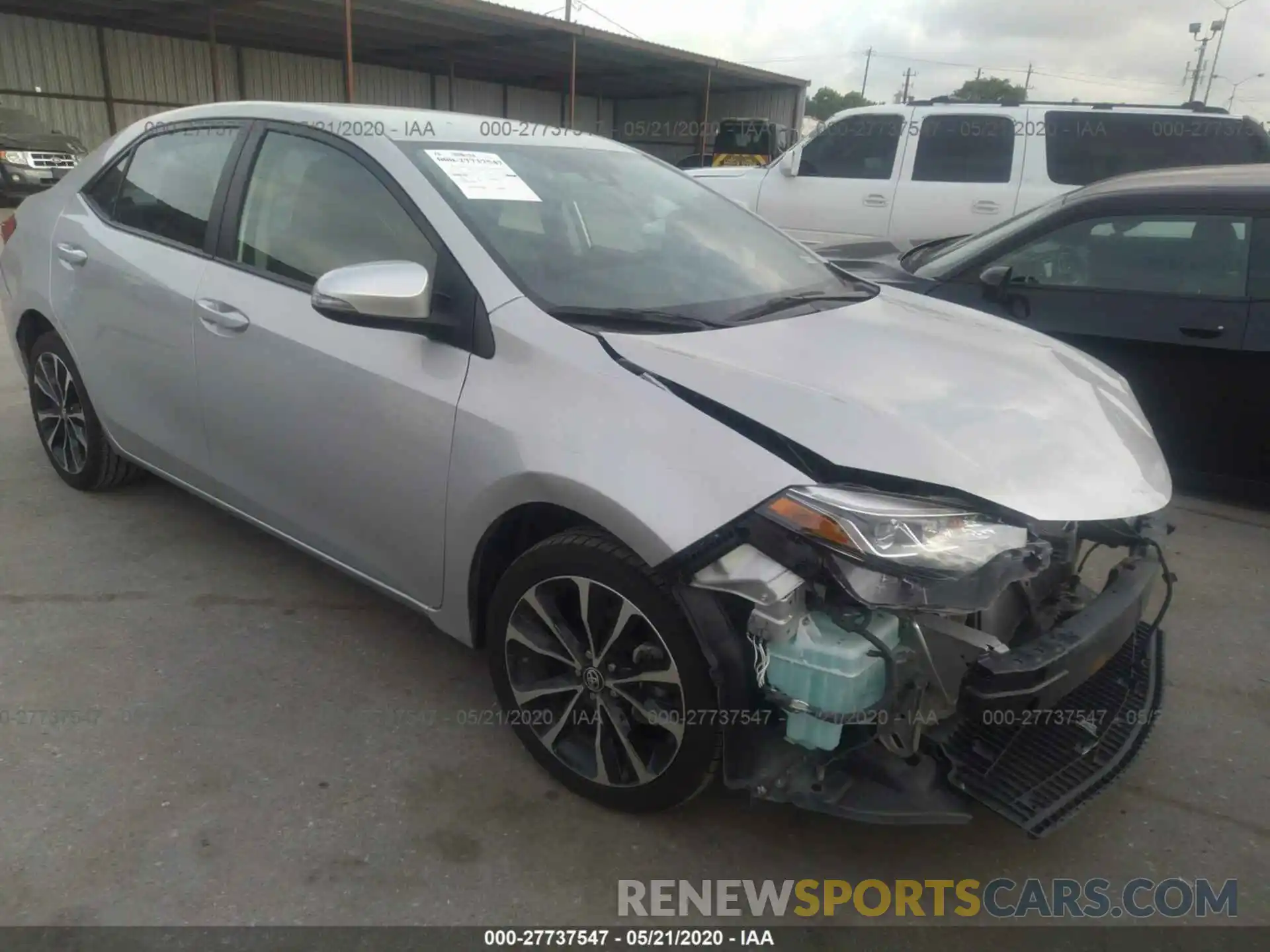 1 Photograph of a damaged car 5YFBURHE5KP890599 TOYOTA COROLLA 2019