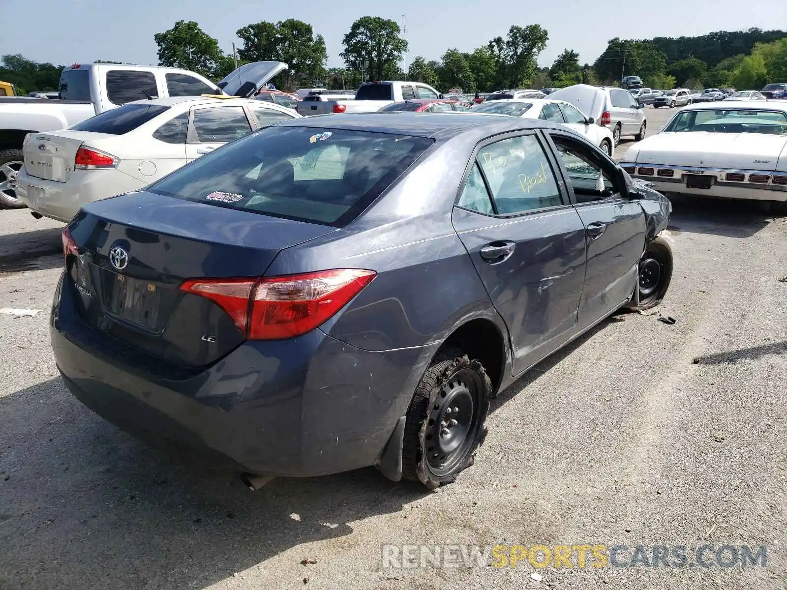 4 Photograph of a damaged car 5YFBURHE5KP891090 TOYOTA COROLLA 2019