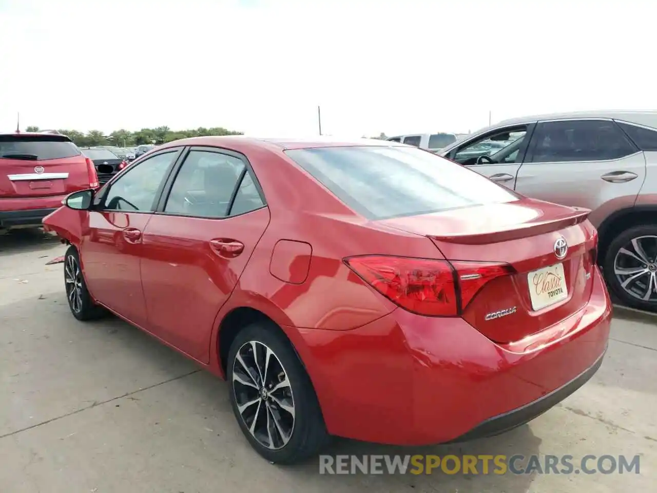 3 Photograph of a damaged car 5YFBURHE5KP891526 TOYOTA COROLLA 2019