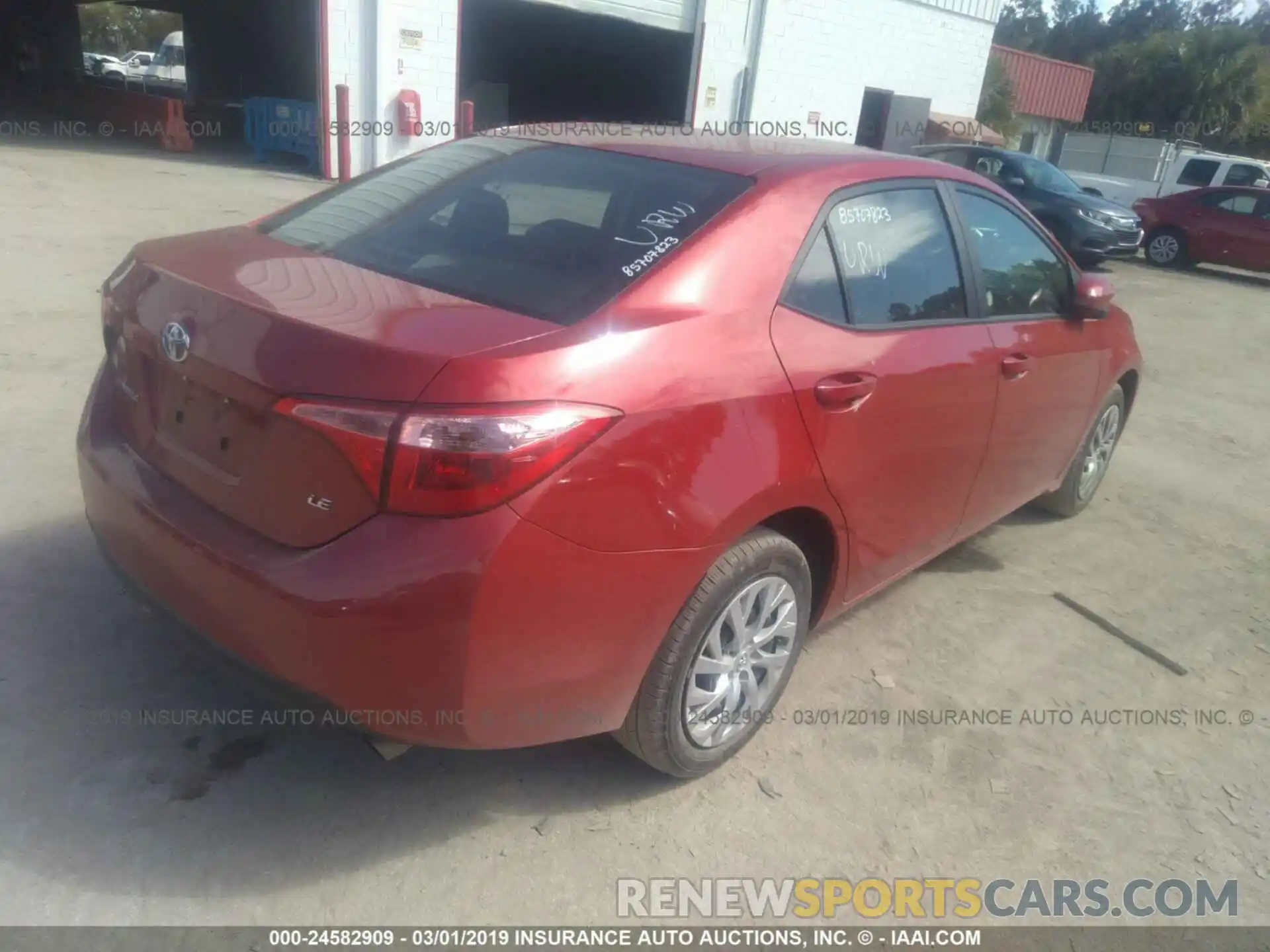 4 Photograph of a damaged car 5YFBURHE5KP891557 TOYOTA COROLLA 2019