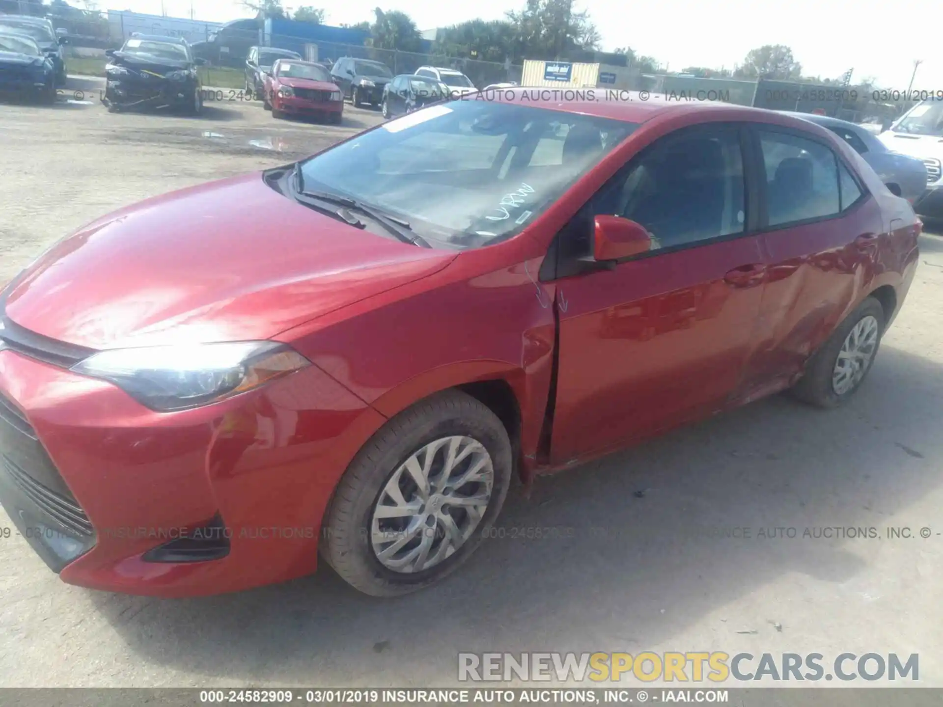 6 Photograph of a damaged car 5YFBURHE5KP891557 TOYOTA COROLLA 2019