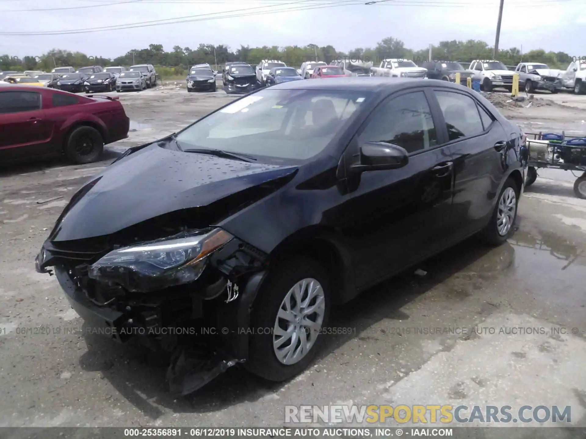 2 Photograph of a damaged car 5YFBURHE5KP891560 TOYOTA COROLLA 2019