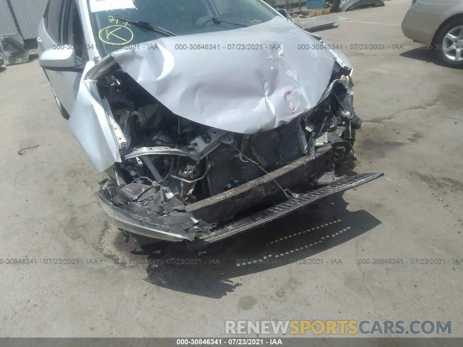 6 Photograph of a damaged car 5YFBURHE5KP891638 TOYOTA COROLLA 2019