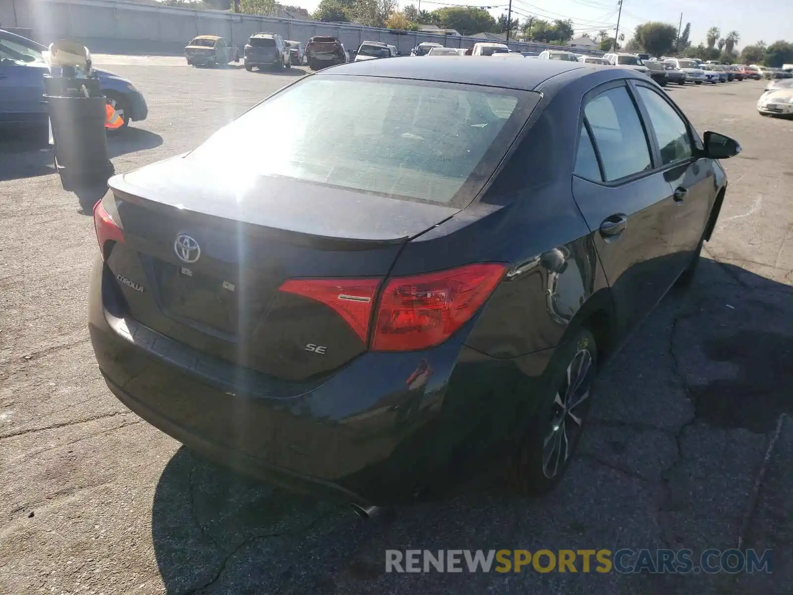 4 Photograph of a damaged car 5YFBURHE5KP891980 TOYOTA COROLLA 2019