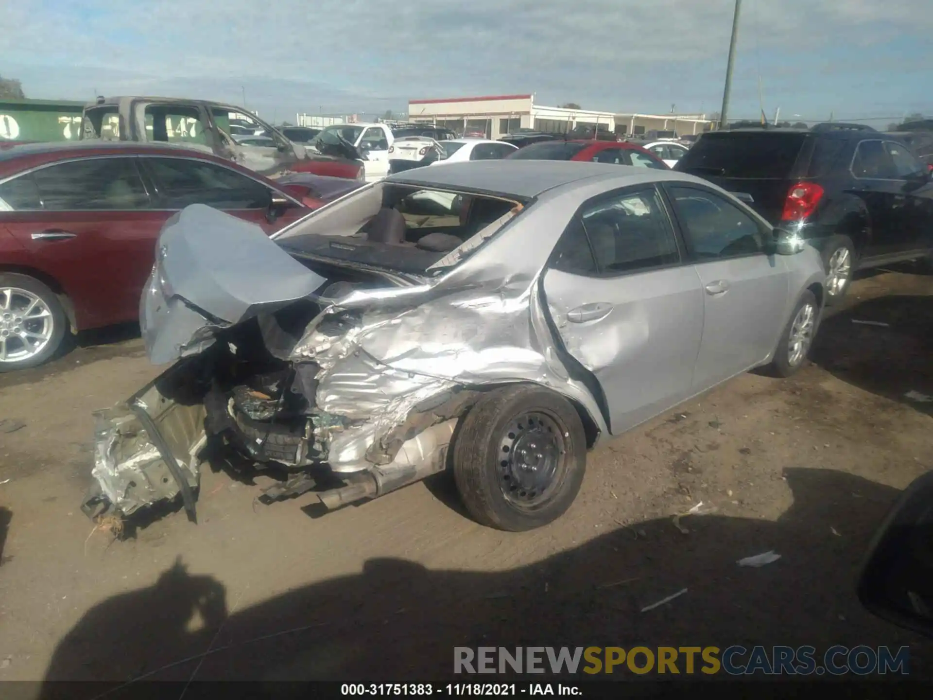 4 Photograph of a damaged car 5YFBURHE5KP892000 TOYOTA COROLLA 2019