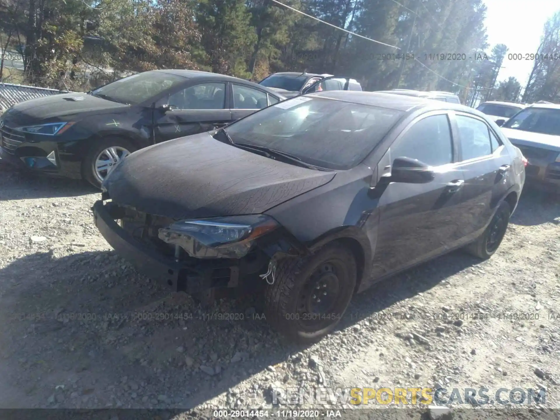 2 Photograph of a damaged car 5YFBURHE5KP892689 TOYOTA COROLLA 2019