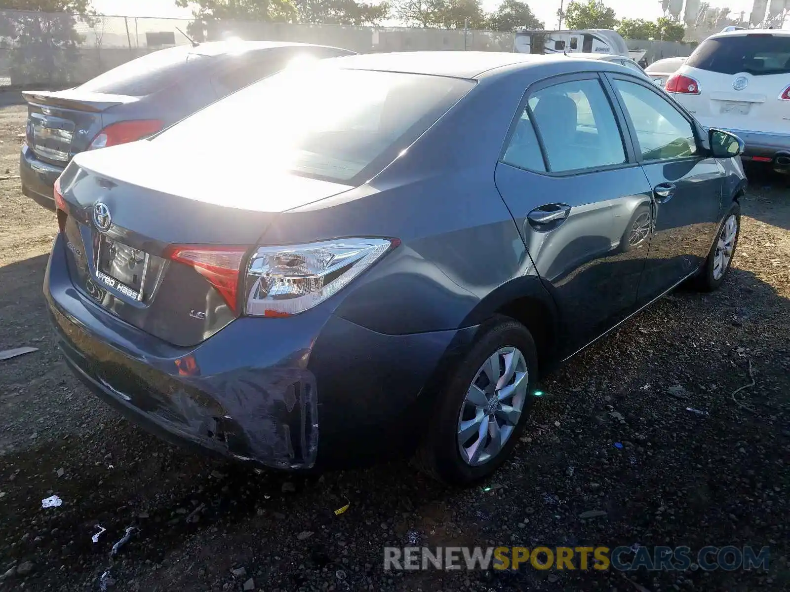 4 Photograph of a damaged car 5YFBURHE5KP893034 TOYOTA COROLLA 2019