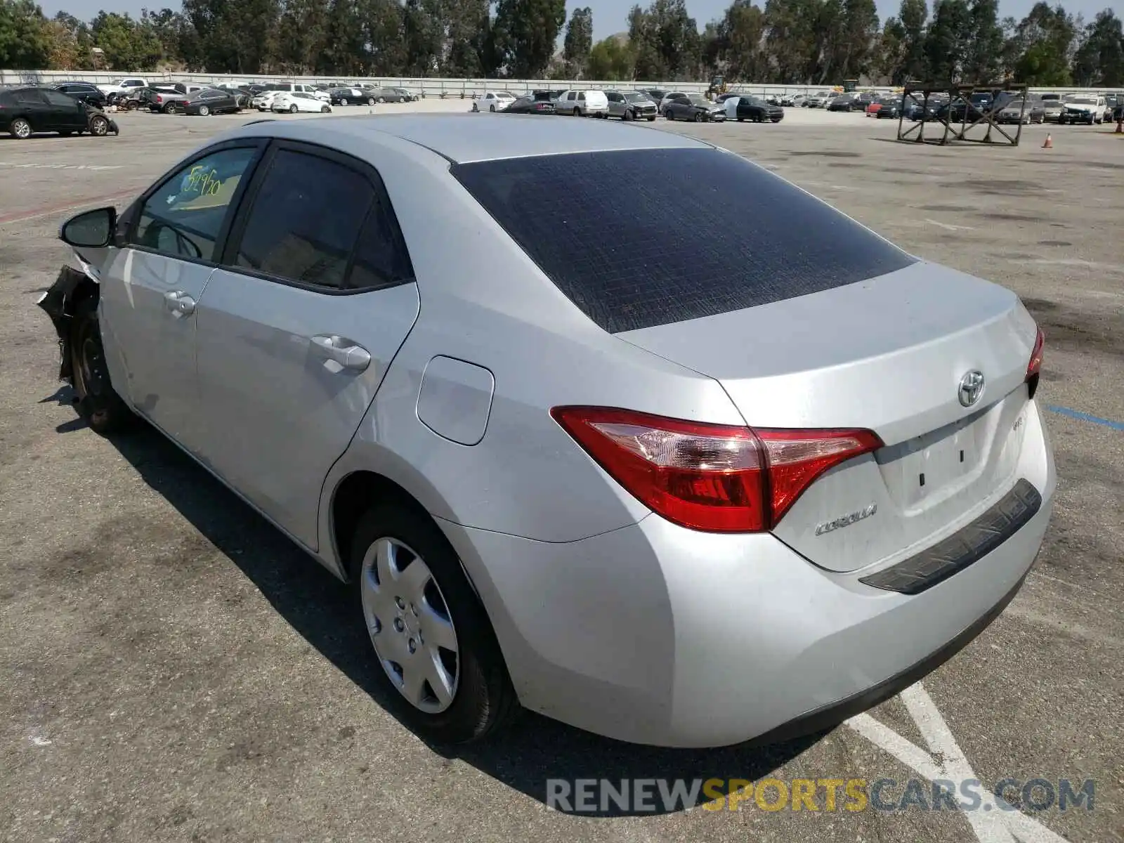 3 Photograph of a damaged car 5YFBURHE5KP893437 TOYOTA COROLLA 2019