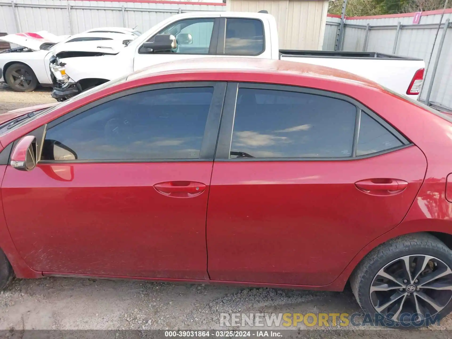 14 Photograph of a damaged car 5YFBURHE5KP893521 TOYOTA COROLLA 2019