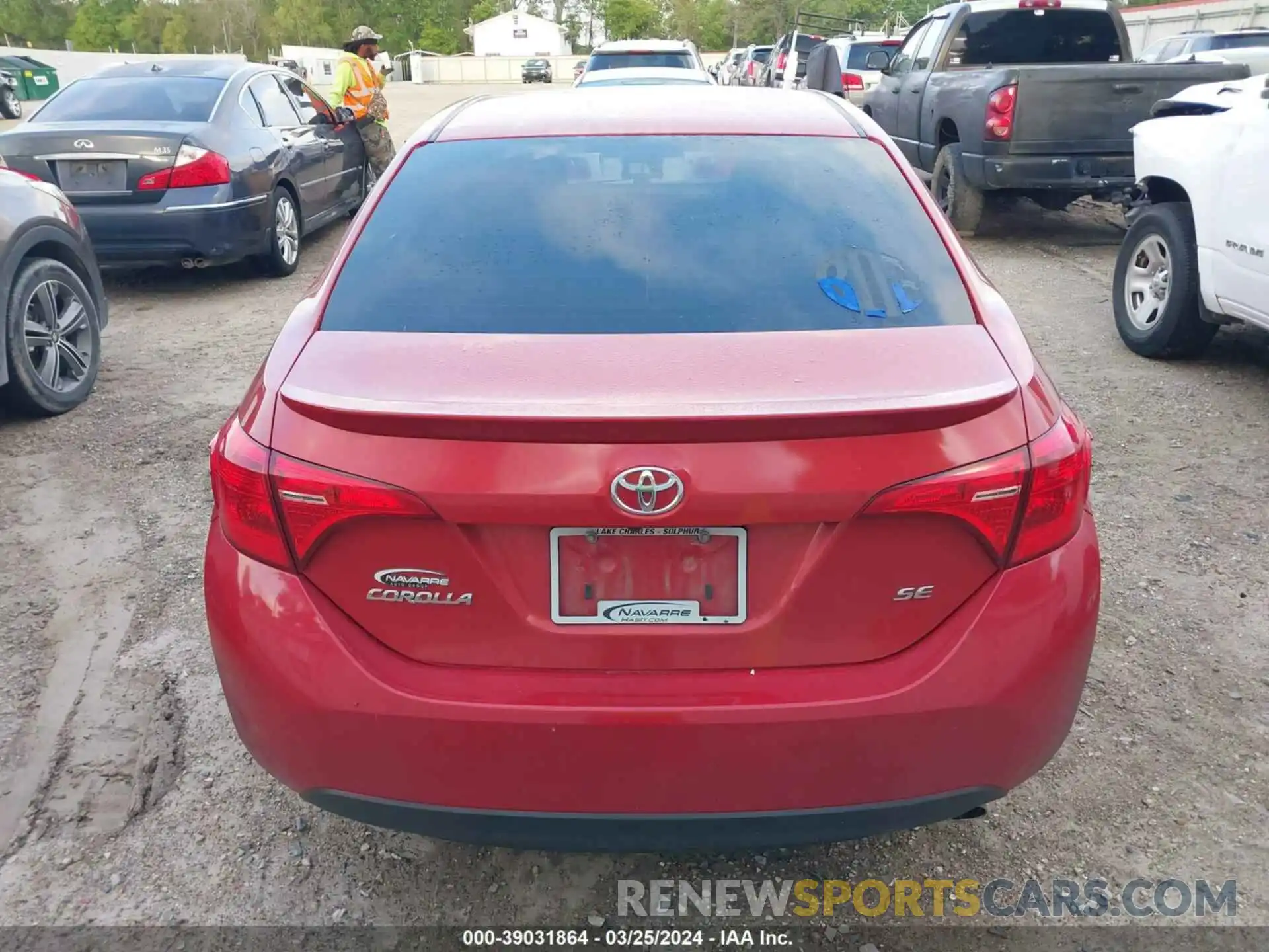 16 Photograph of a damaged car 5YFBURHE5KP893521 TOYOTA COROLLA 2019