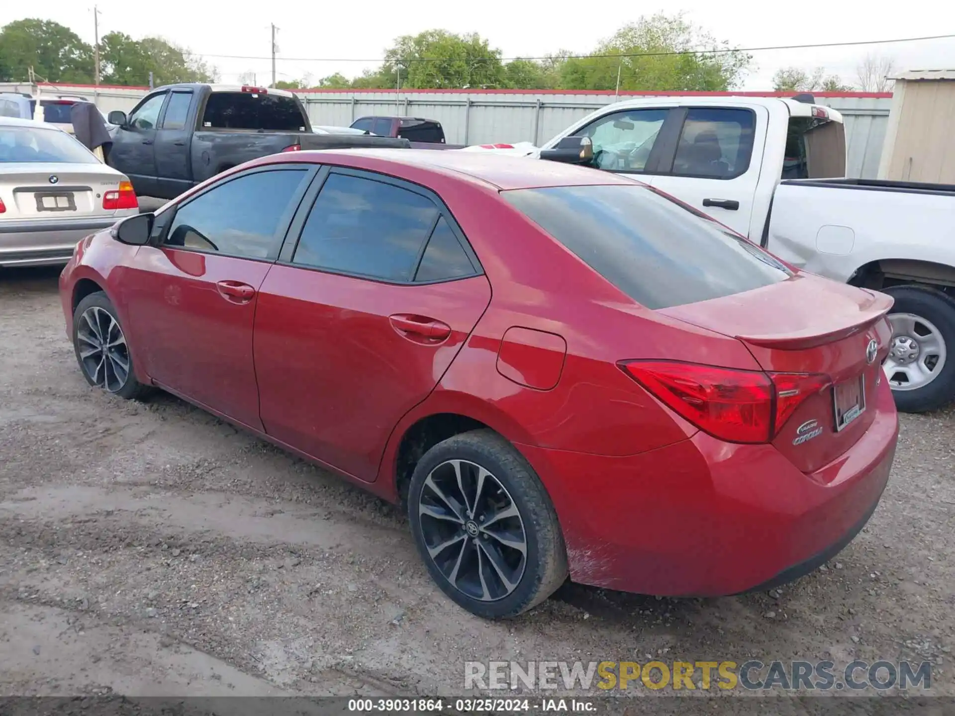 3 Photograph of a damaged car 5YFBURHE5KP893521 TOYOTA COROLLA 2019