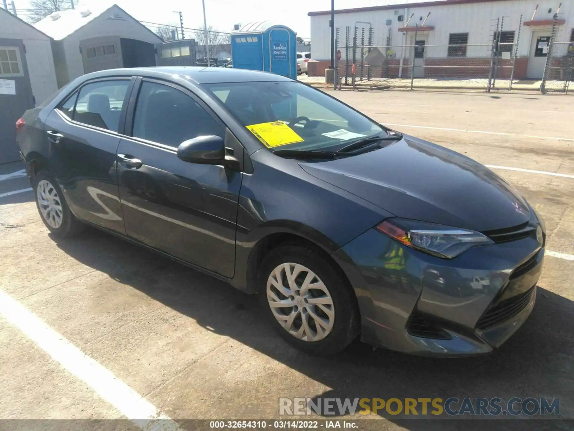 1 Photograph of a damaged car 5YFBURHE5KP893602 TOYOTA COROLLA 2019