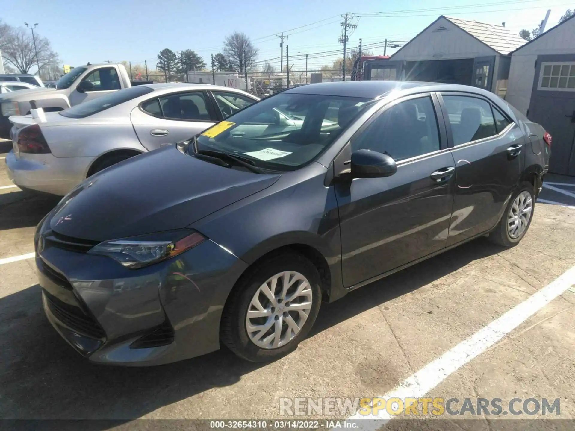 2 Photograph of a damaged car 5YFBURHE5KP893602 TOYOTA COROLLA 2019