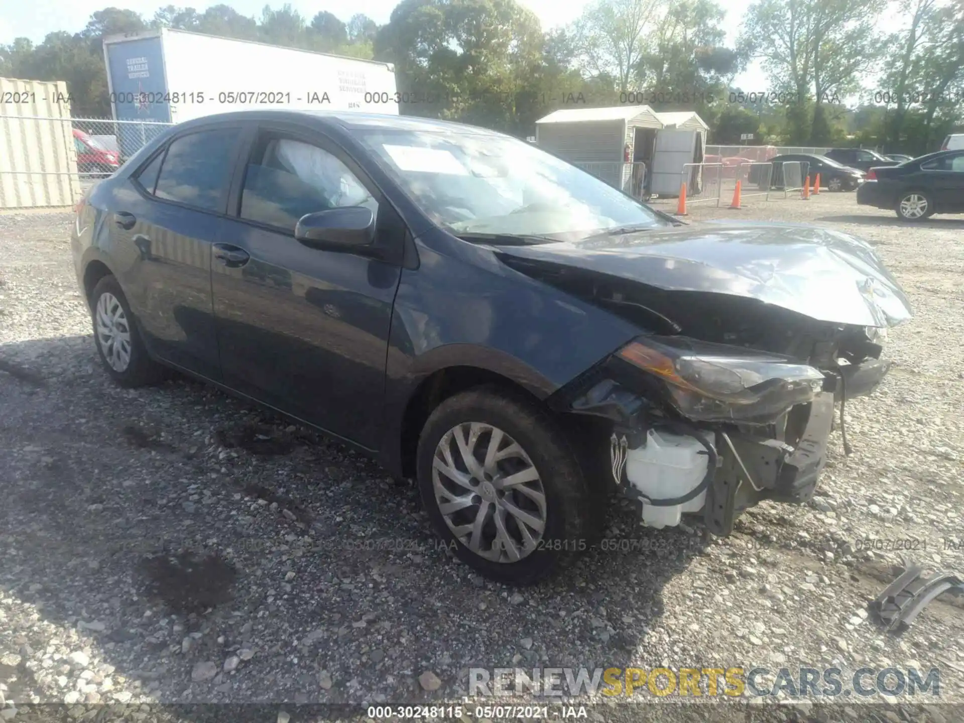 1 Photograph of a damaged car 5YFBURHE5KP893809 TOYOTA COROLLA 2019