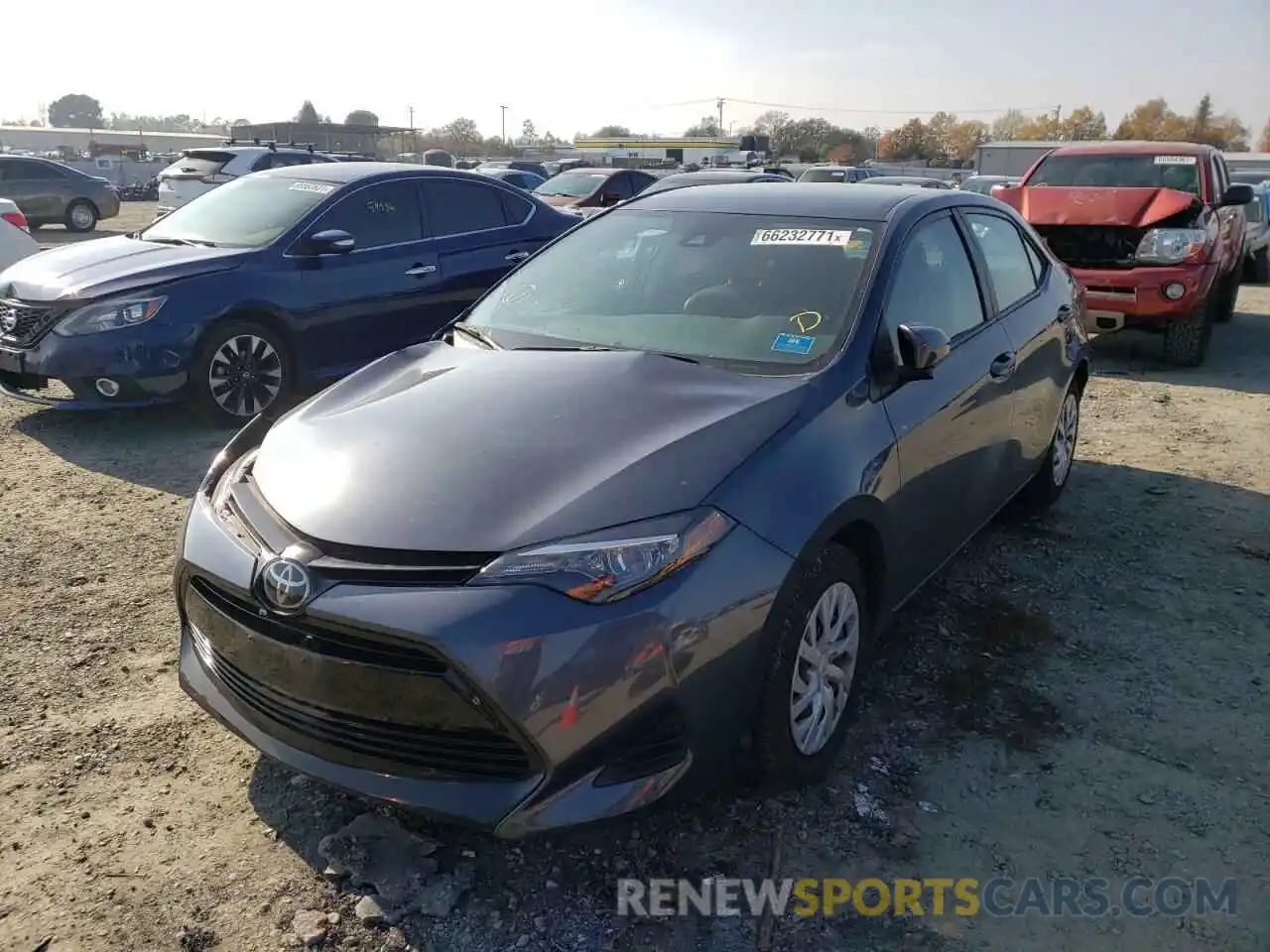 2 Photograph of a damaged car 5YFBURHE5KP893860 TOYOTA COROLLA 2019