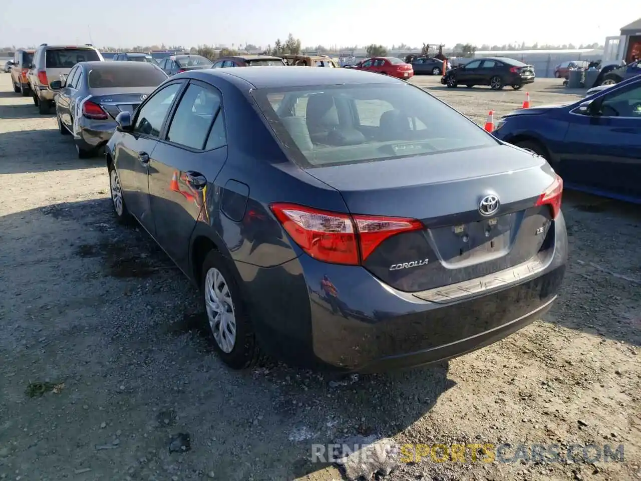 3 Photograph of a damaged car 5YFBURHE5KP893860 TOYOTA COROLLA 2019