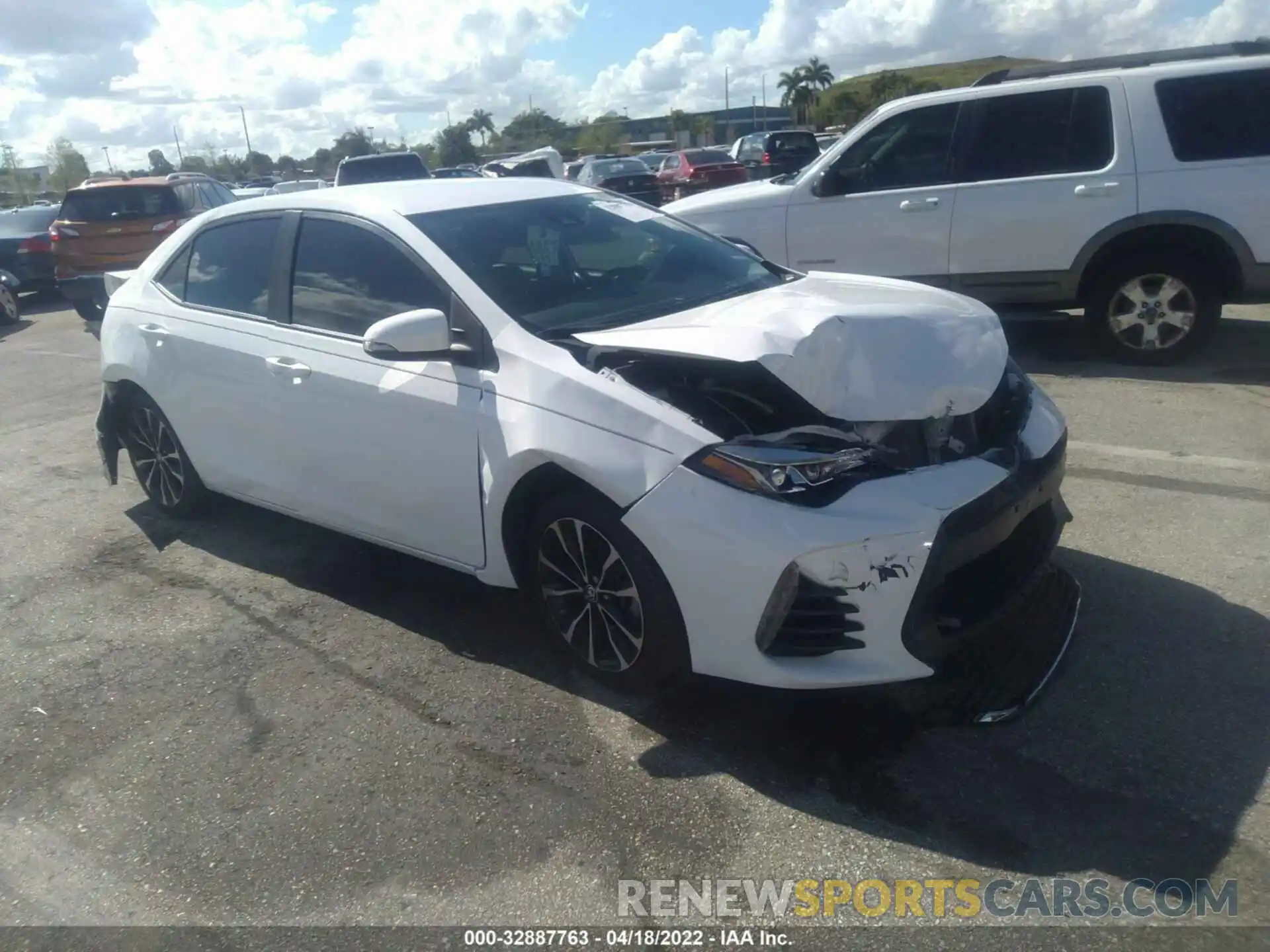 1 Photograph of a damaged car 5YFBURHE5KP893969 TOYOTA COROLLA 2019