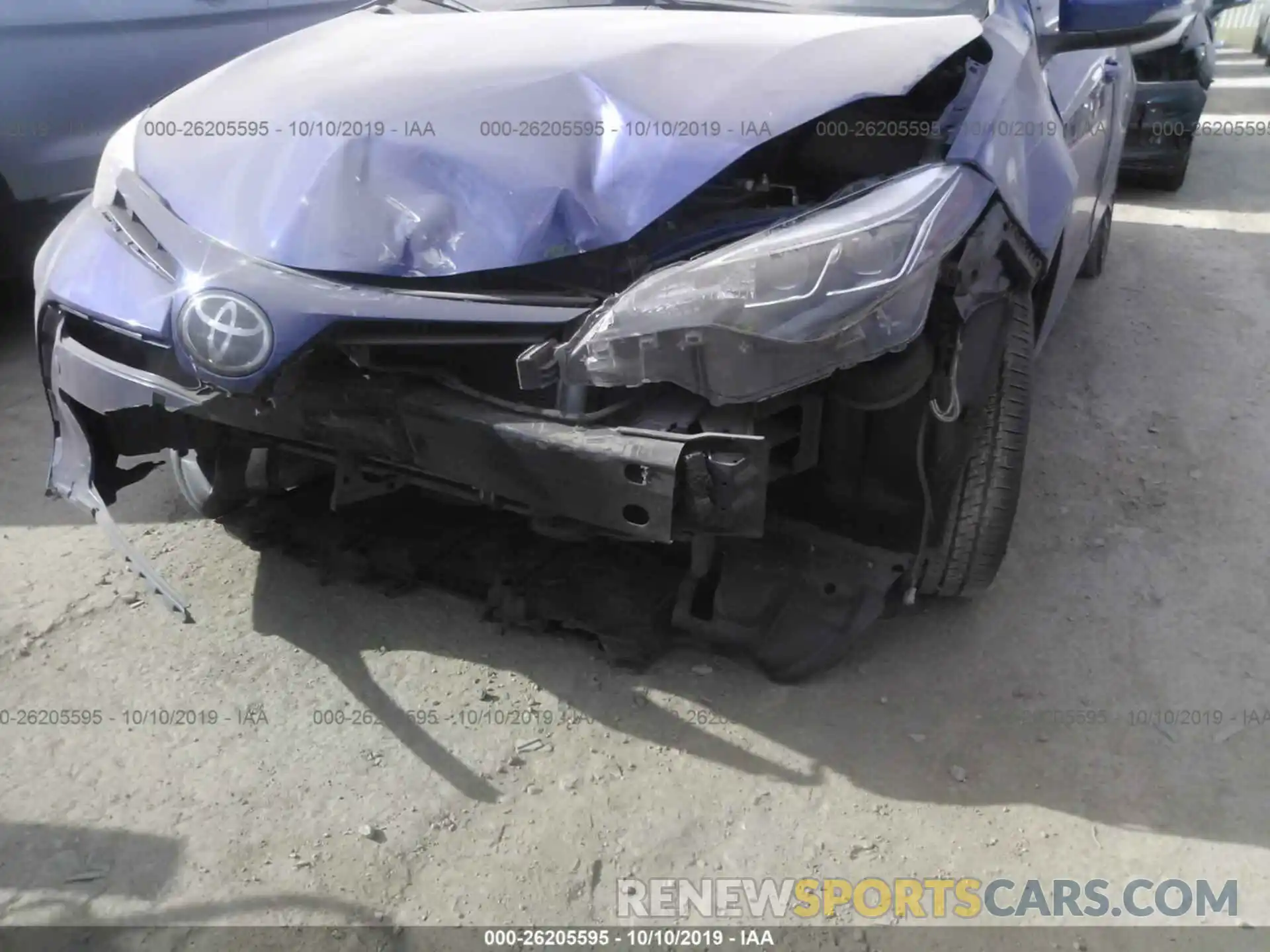 6 Photograph of a damaged car 5YFBURHE5KP894684 TOYOTA COROLLA 2019