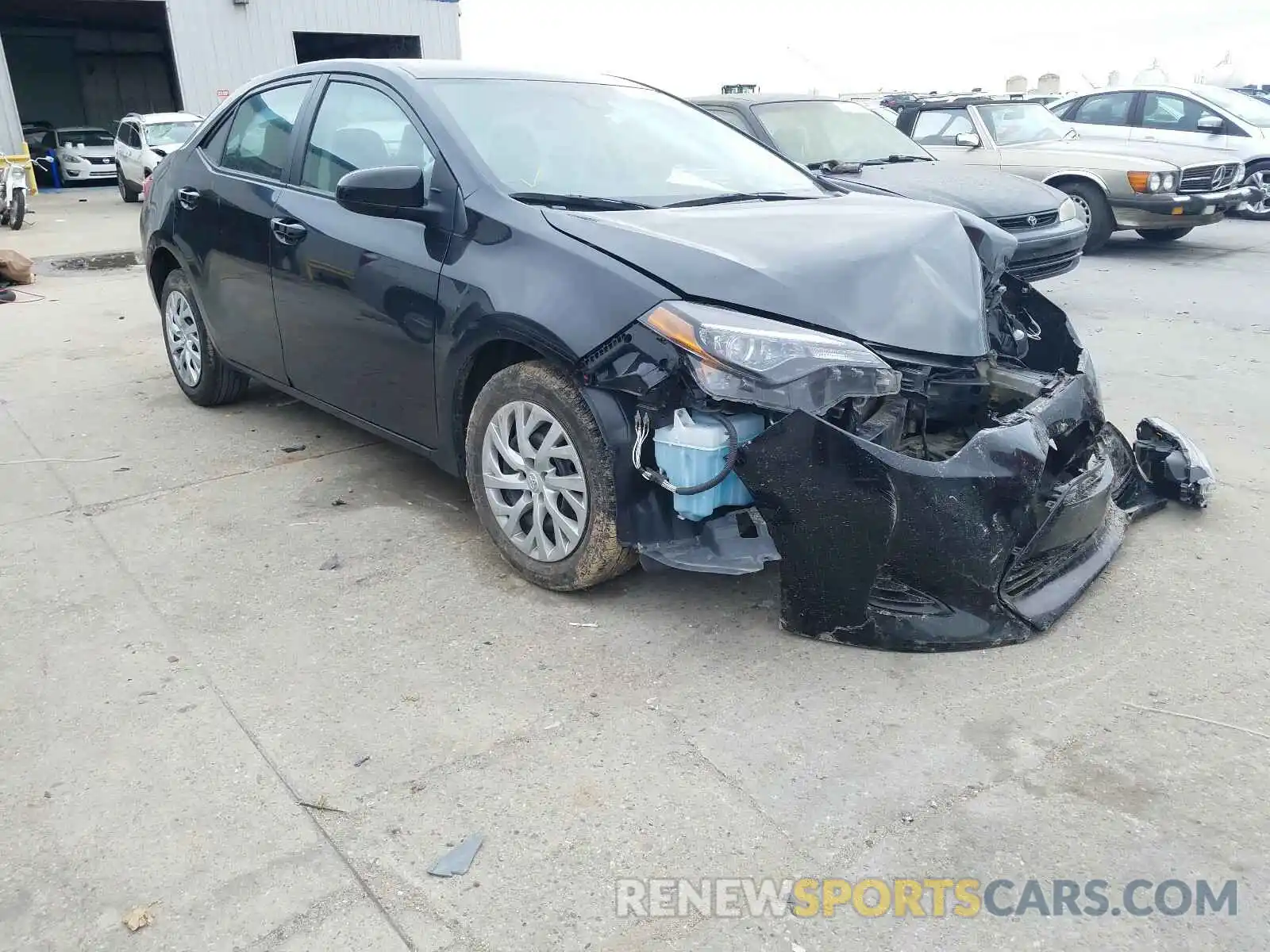 1 Photograph of a damaged car 5YFBURHE5KP894961 TOYOTA COROLLA 2019