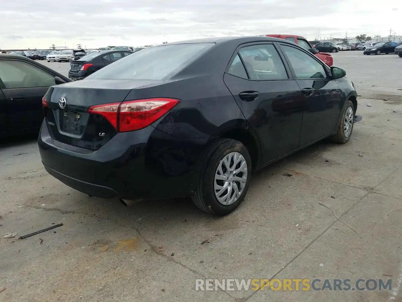 4 Photograph of a damaged car 5YFBURHE5KP894961 TOYOTA COROLLA 2019