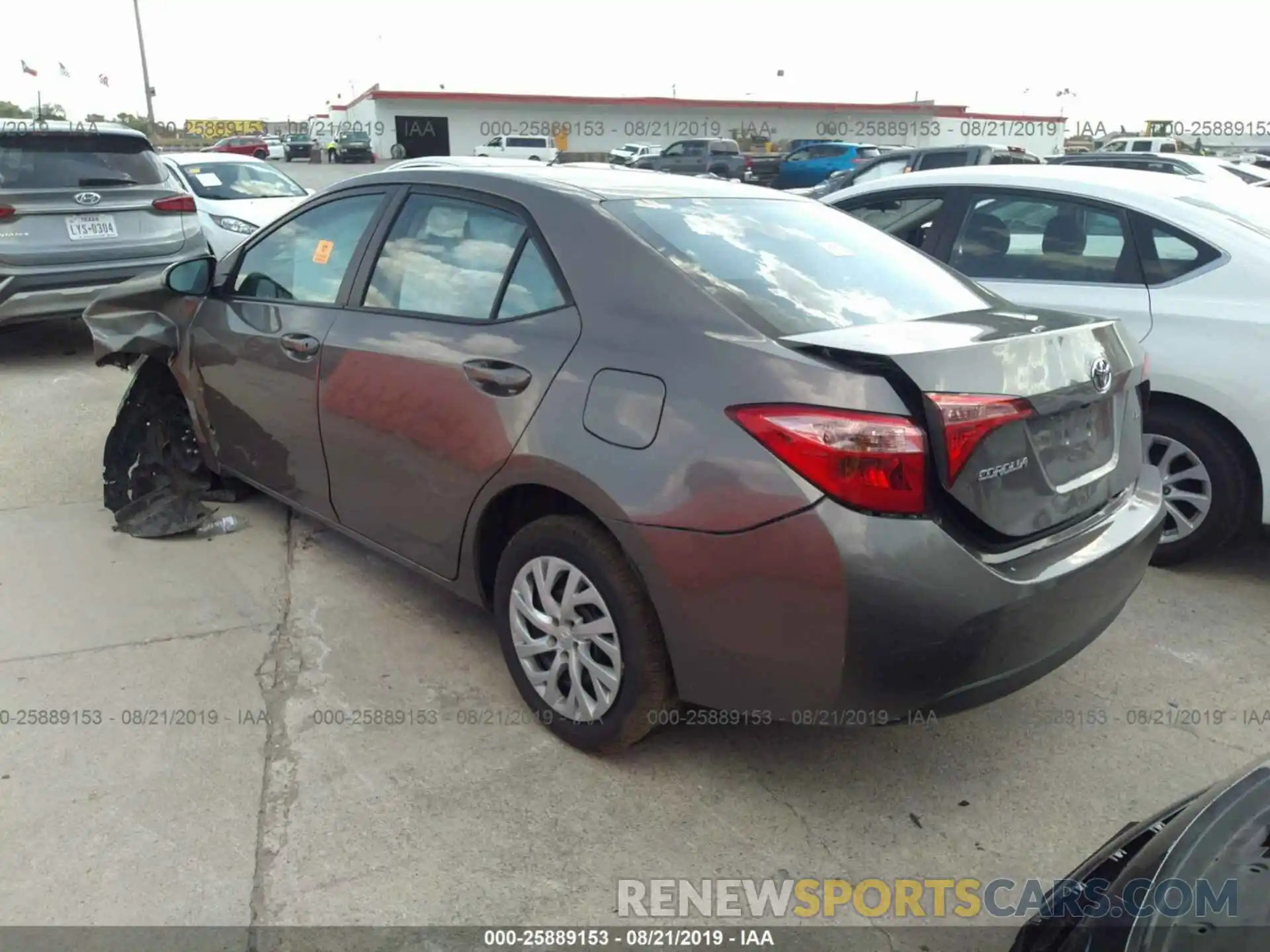 3 Photograph of a damaged car 5YFBURHE5KP895124 TOYOTA COROLLA 2019