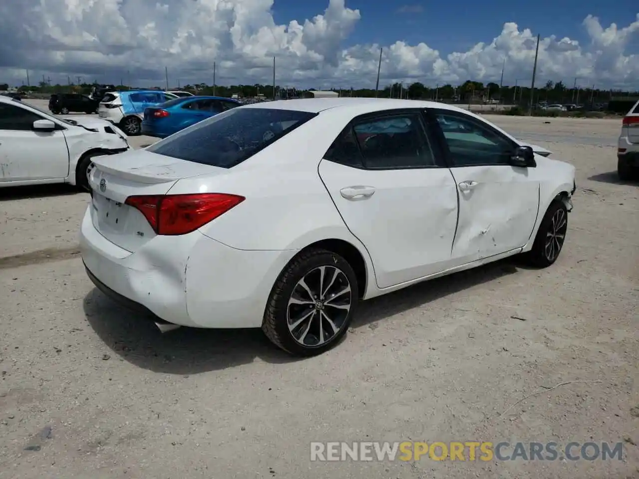 4 Photograph of a damaged car 5YFBURHE5KP895477 TOYOTA COROLLA 2019