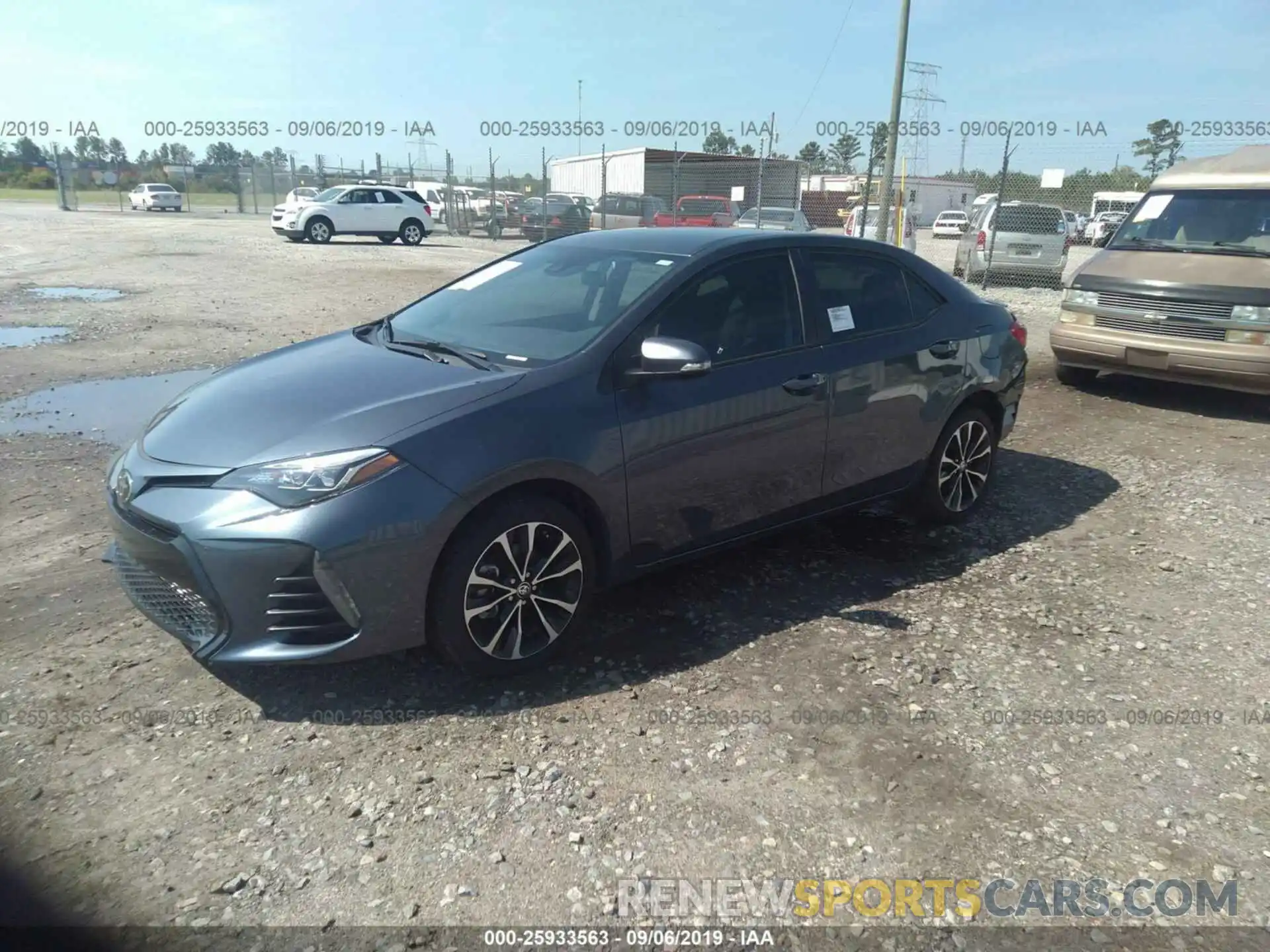 2 Photograph of a damaged car 5YFBURHE5KP896046 TOYOTA COROLLA 2019