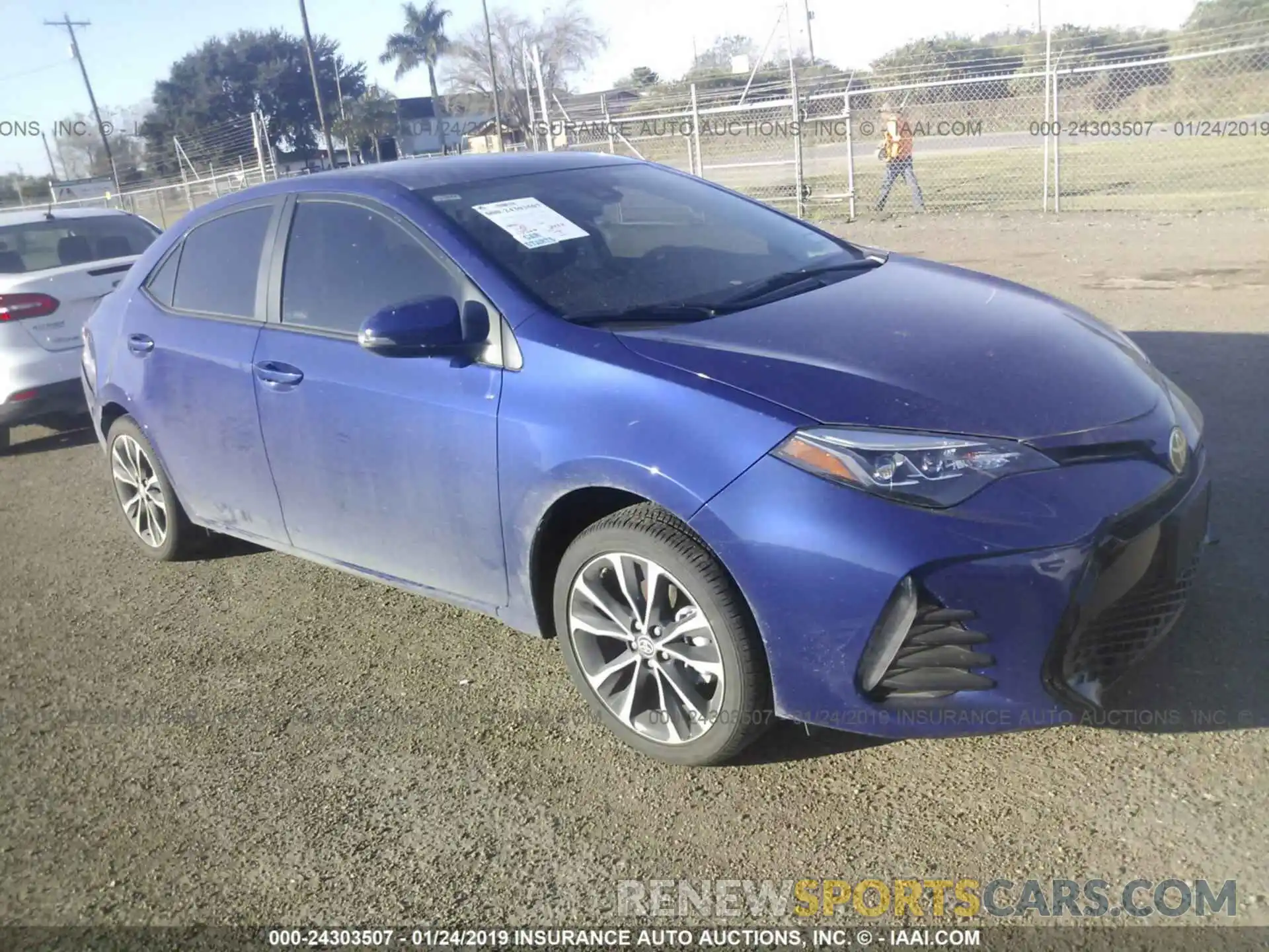 1 Photograph of a damaged car 5YFBURHE5KP896340 TOYOTA COROLLA 2019