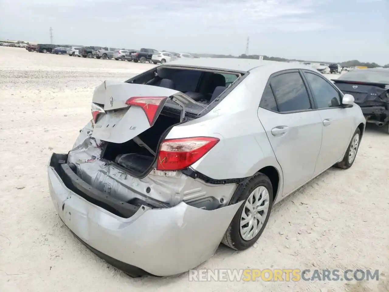 4 Photograph of a damaged car 5YFBURHE5KP896354 TOYOTA COROLLA 2019